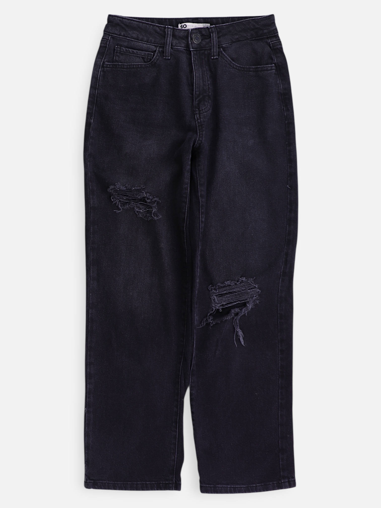 Jean High Rise Straight Denim - Mujer - 25