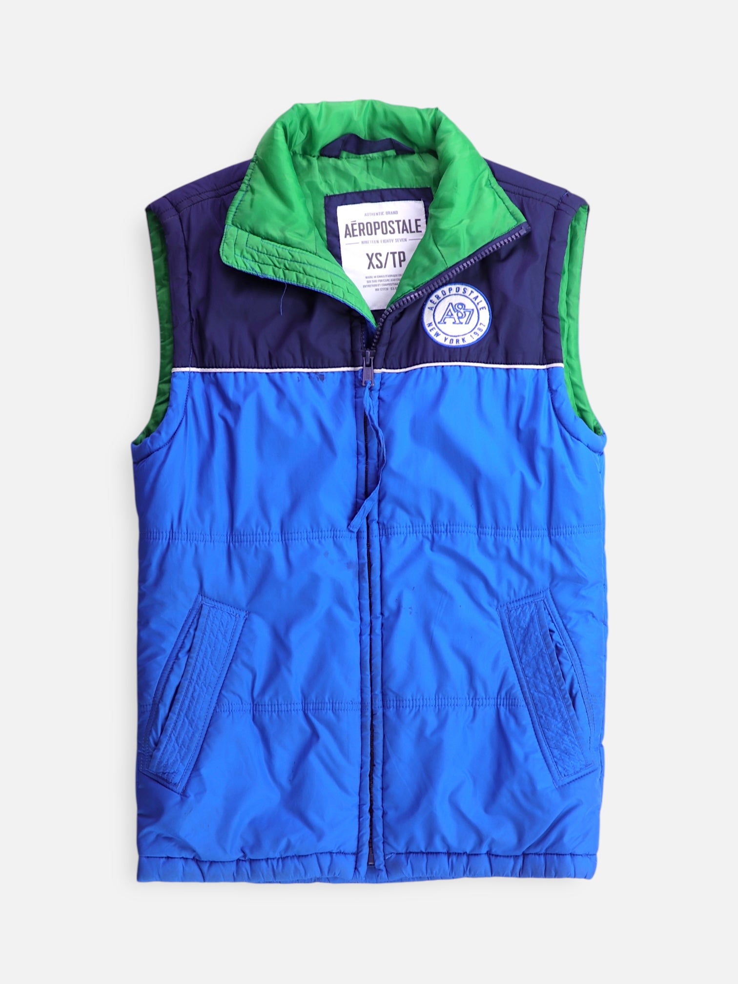 Aeropostale Chaleco Color Block - Hombre - XS