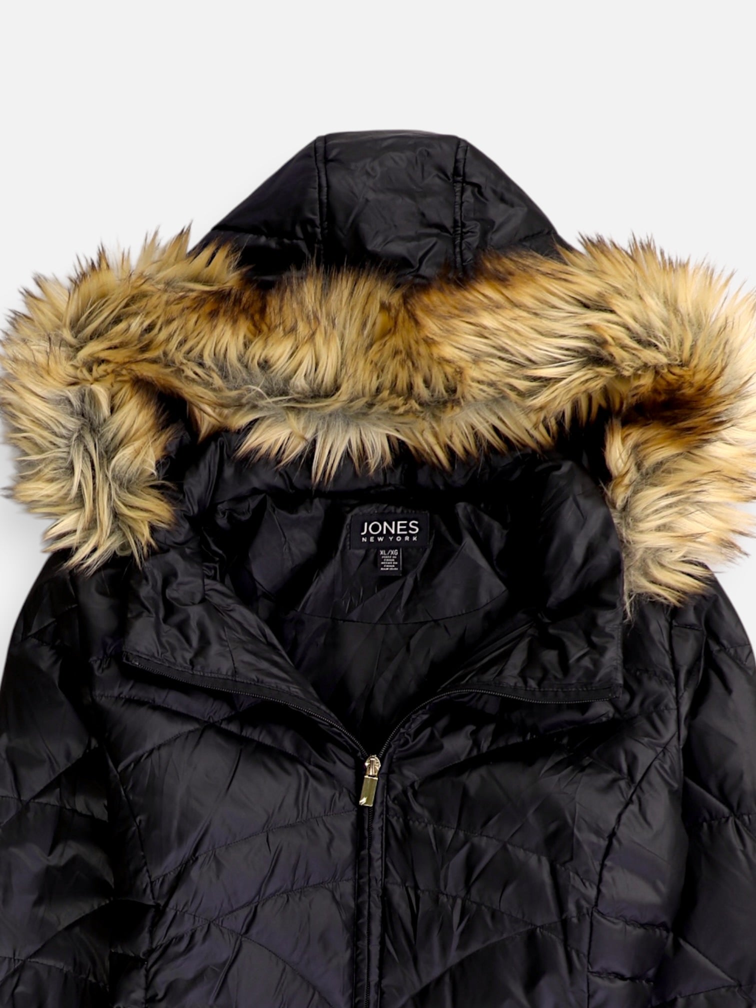 JONES NEW YORK Abrigo Impermeable Puffer - Mujer - XL
