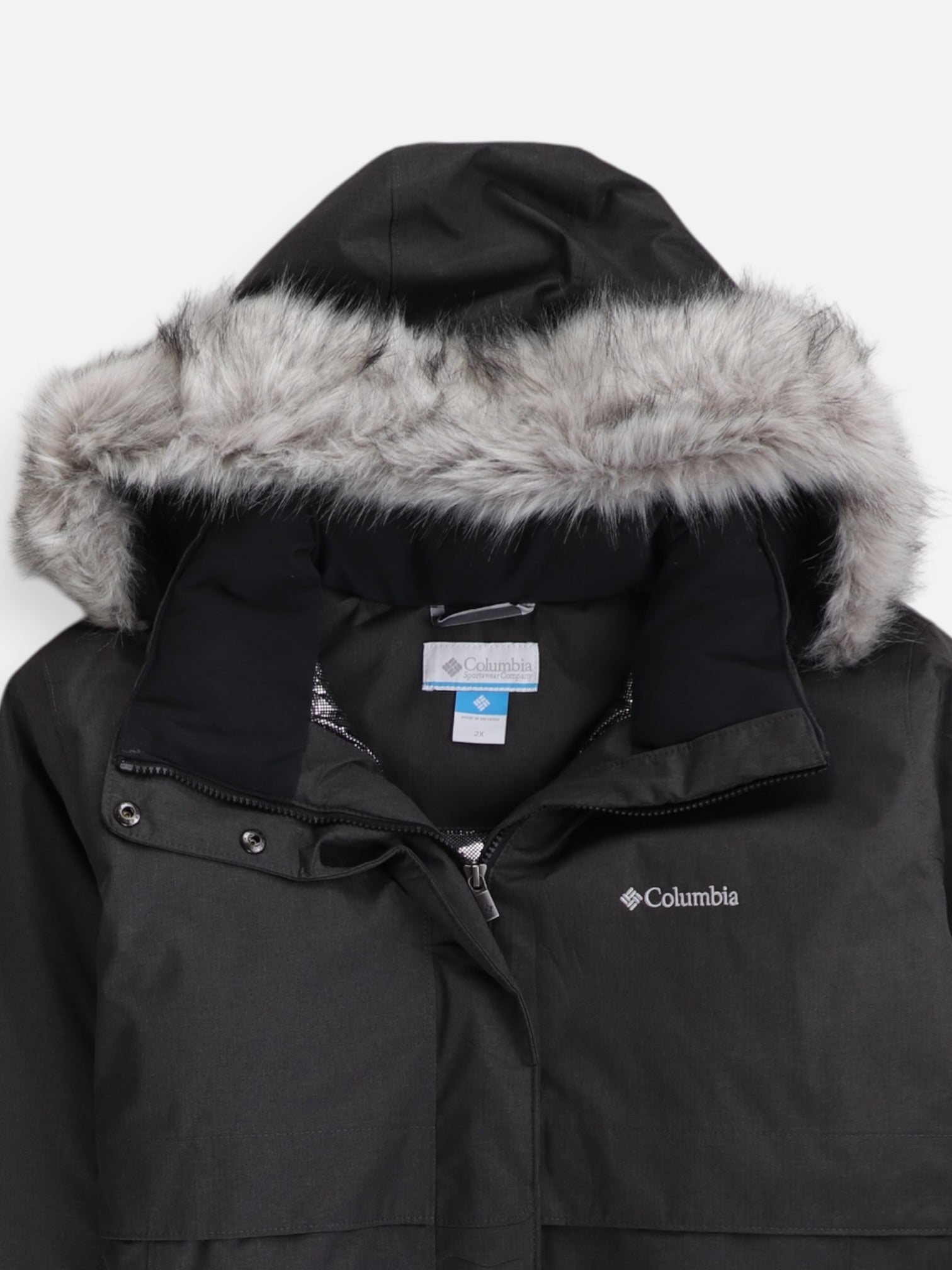 Columbia Abrigo Casual Impermeable - Mujer - 2XL
