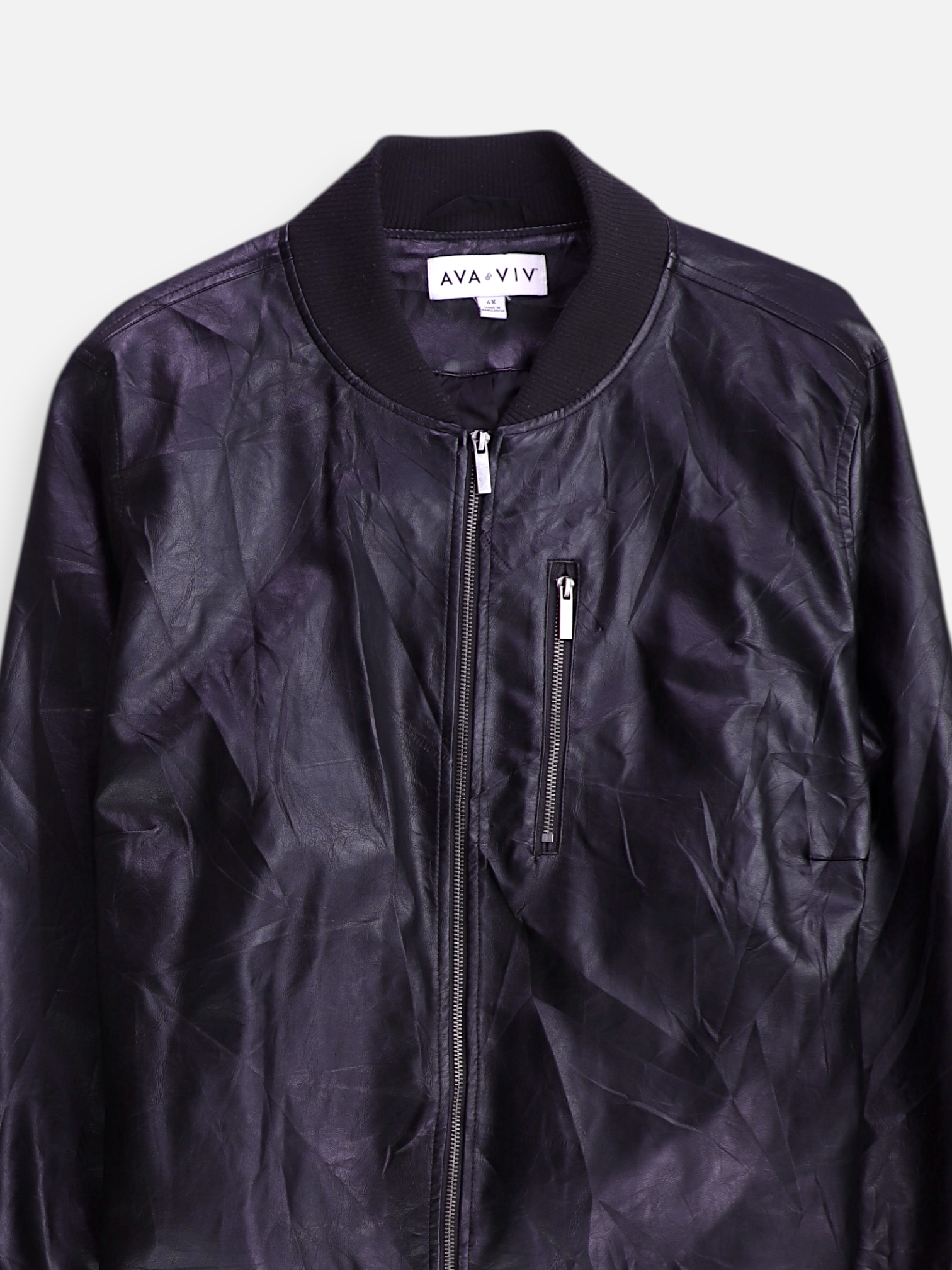 Chaqueta Casual Cuero - Hombre - 4xl