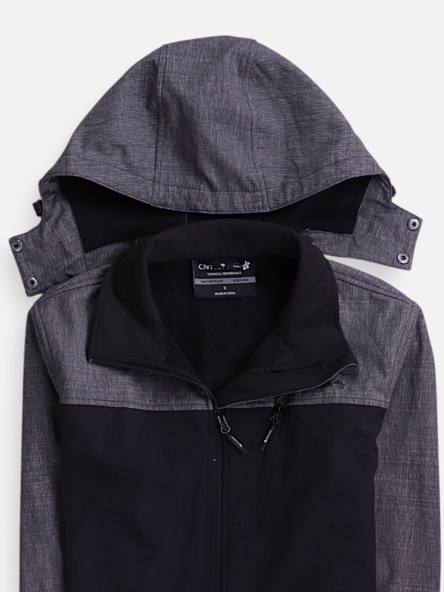 Sudadera Hoodie Color Block - Hombre - Small