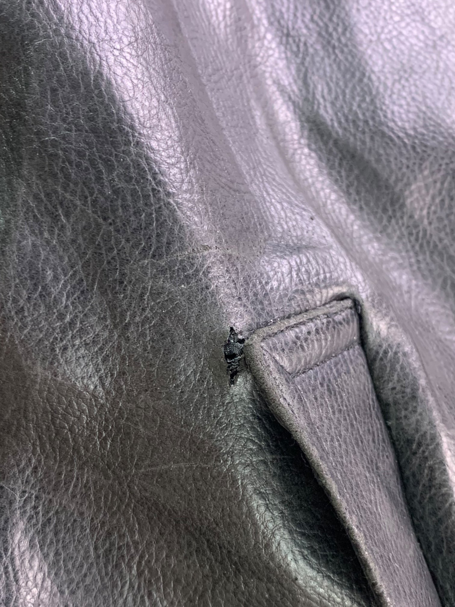 Chaqueta Casual Cuero - Hombre - Medium