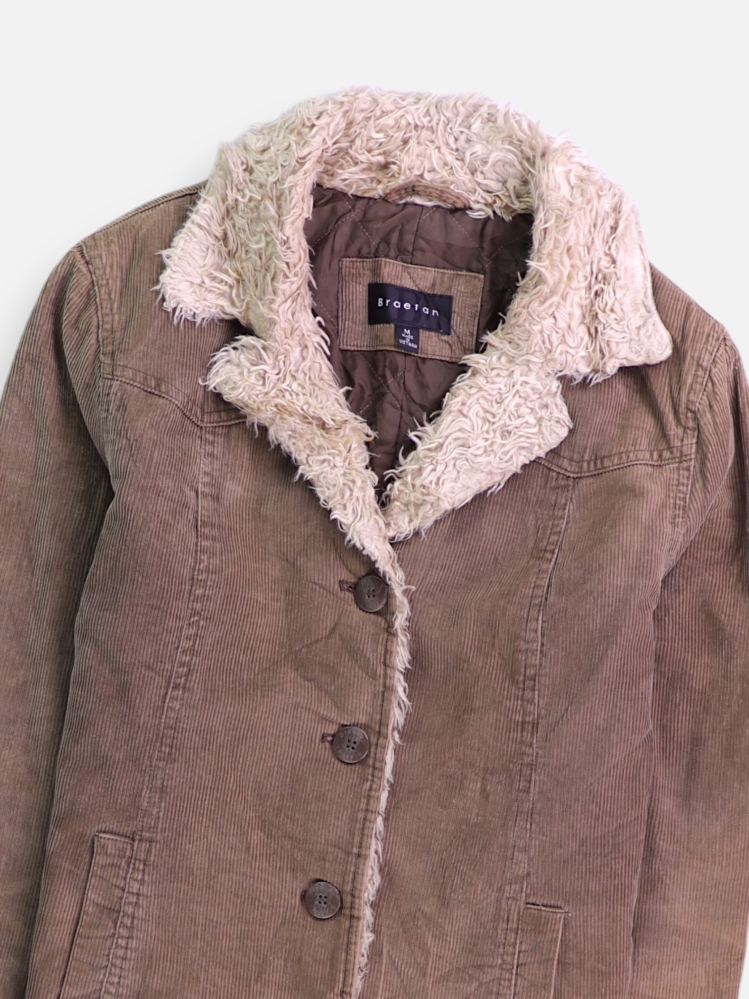 Chaqueta Sherpa Trucker Corduroy - Mujer - Medium