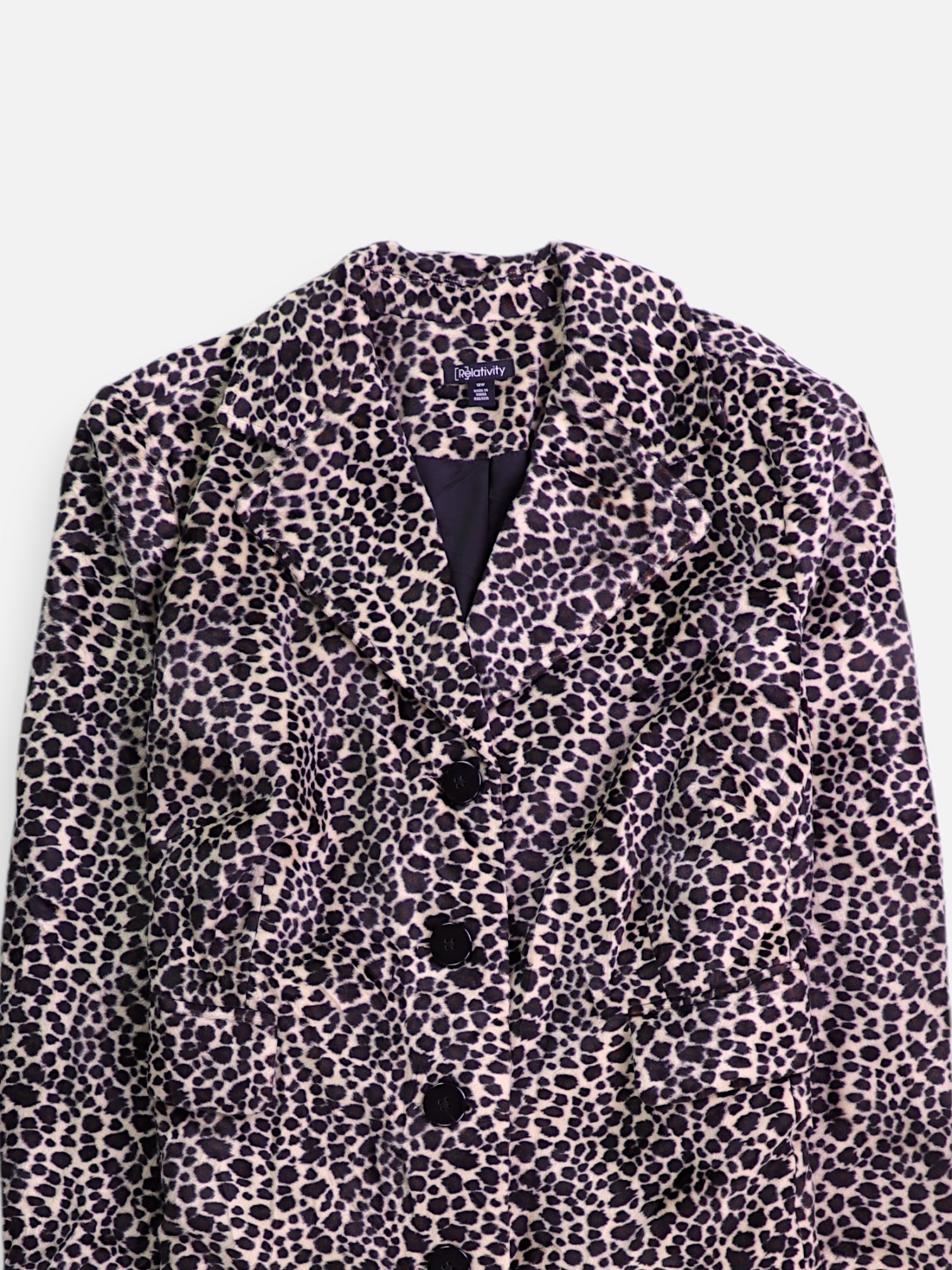 Abrigo Casual Animal Print - Mujer - 18W