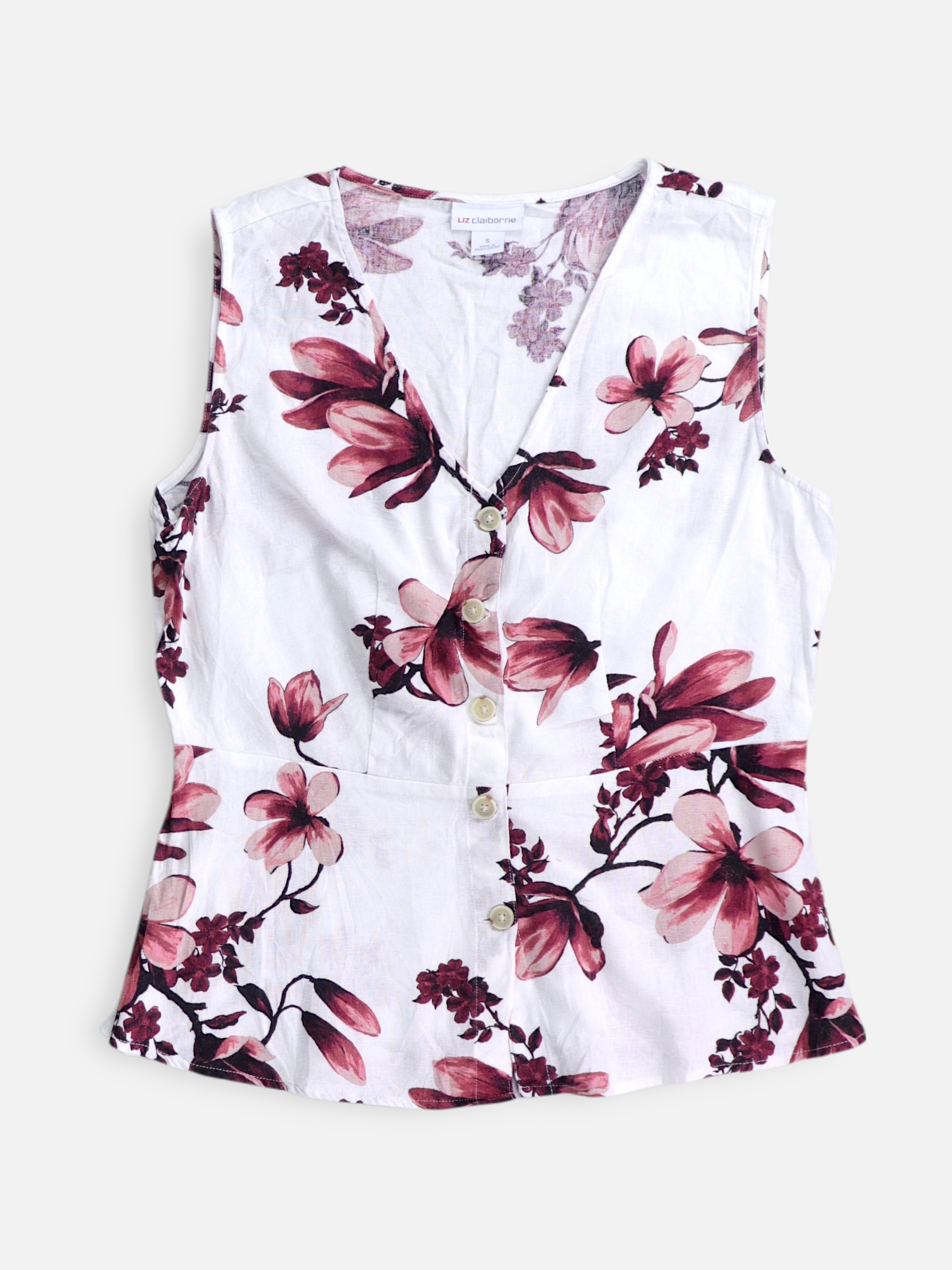 LIZ claiborne Blusa Casual - Mujer - Small