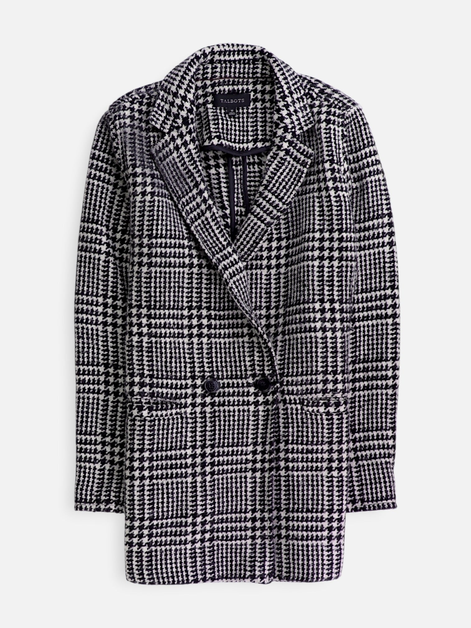 TALBOTS Chaqueta Casual Plaid Types - Mujer - 10