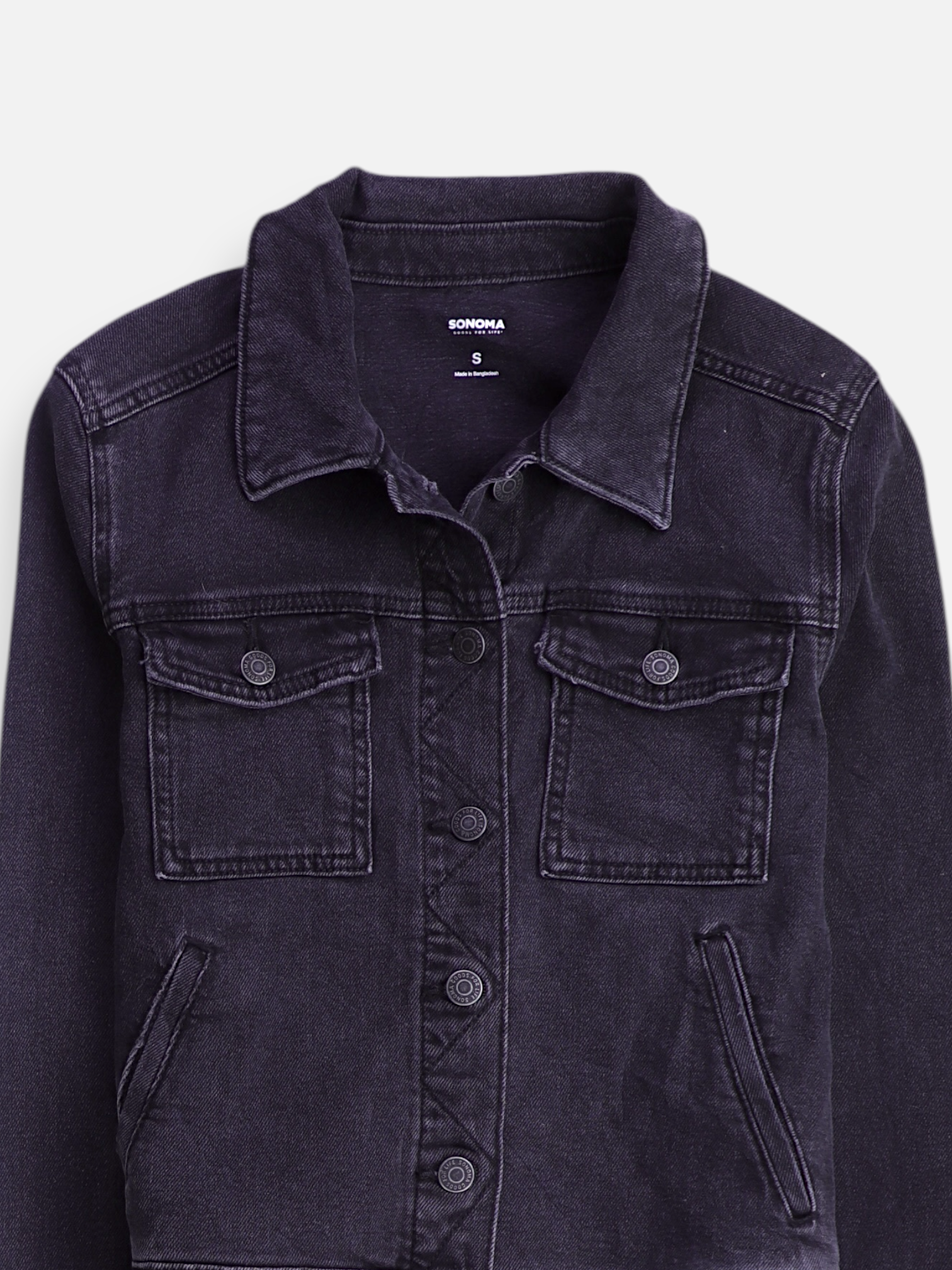SONOMA Chaqueta Denim  Basic - Mujer - Small