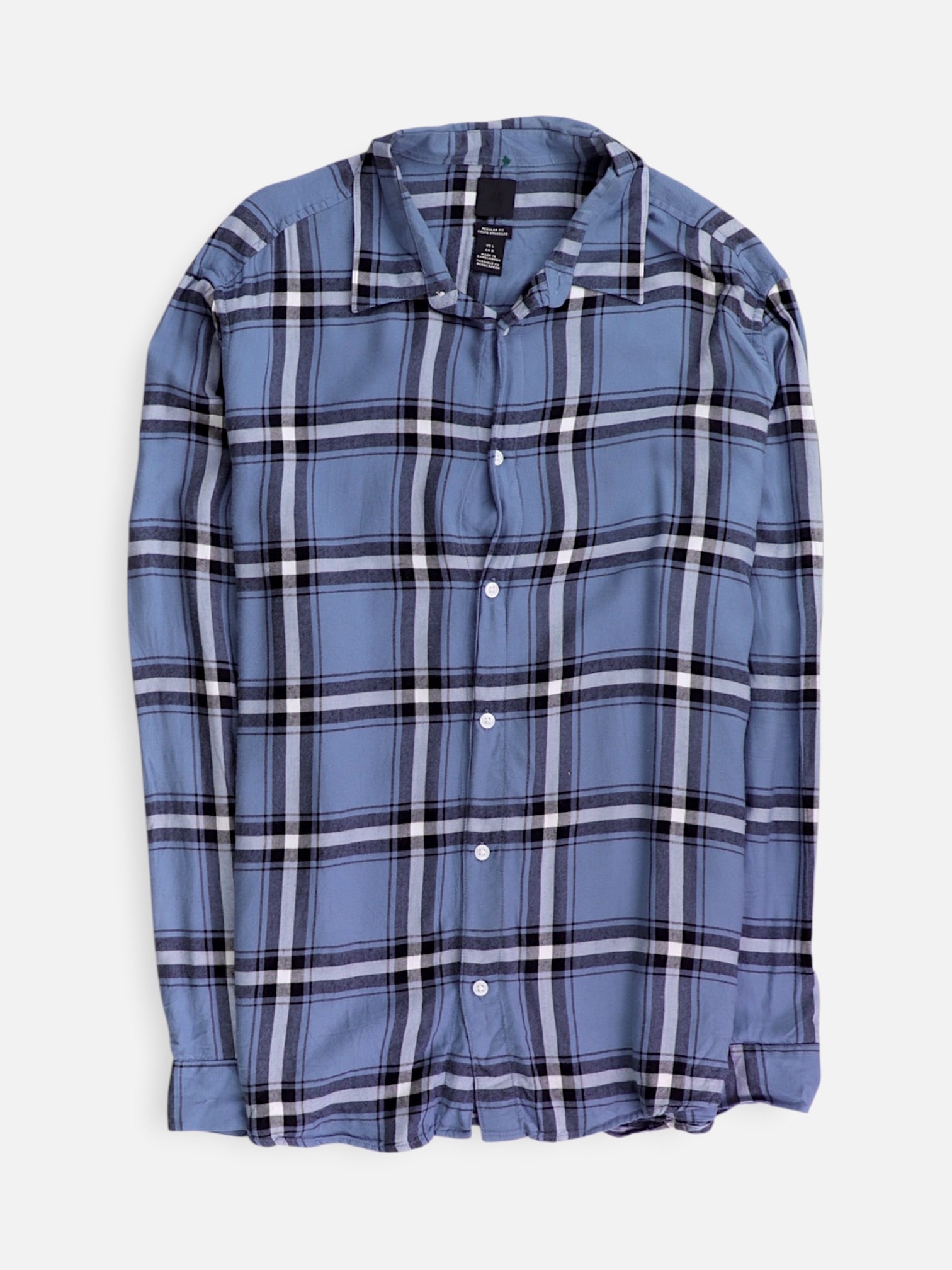 H&M Camisa Casual - Hombre - Large