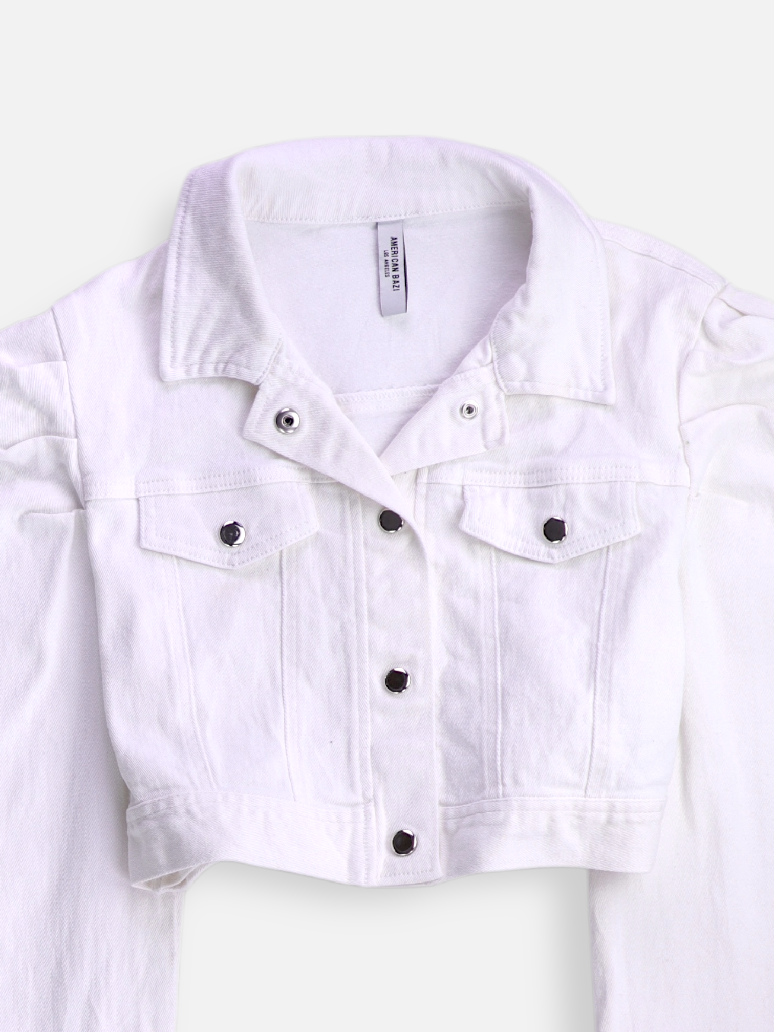 American Bazi Chaqueta Denim  Crop Top - Mujer - Medium