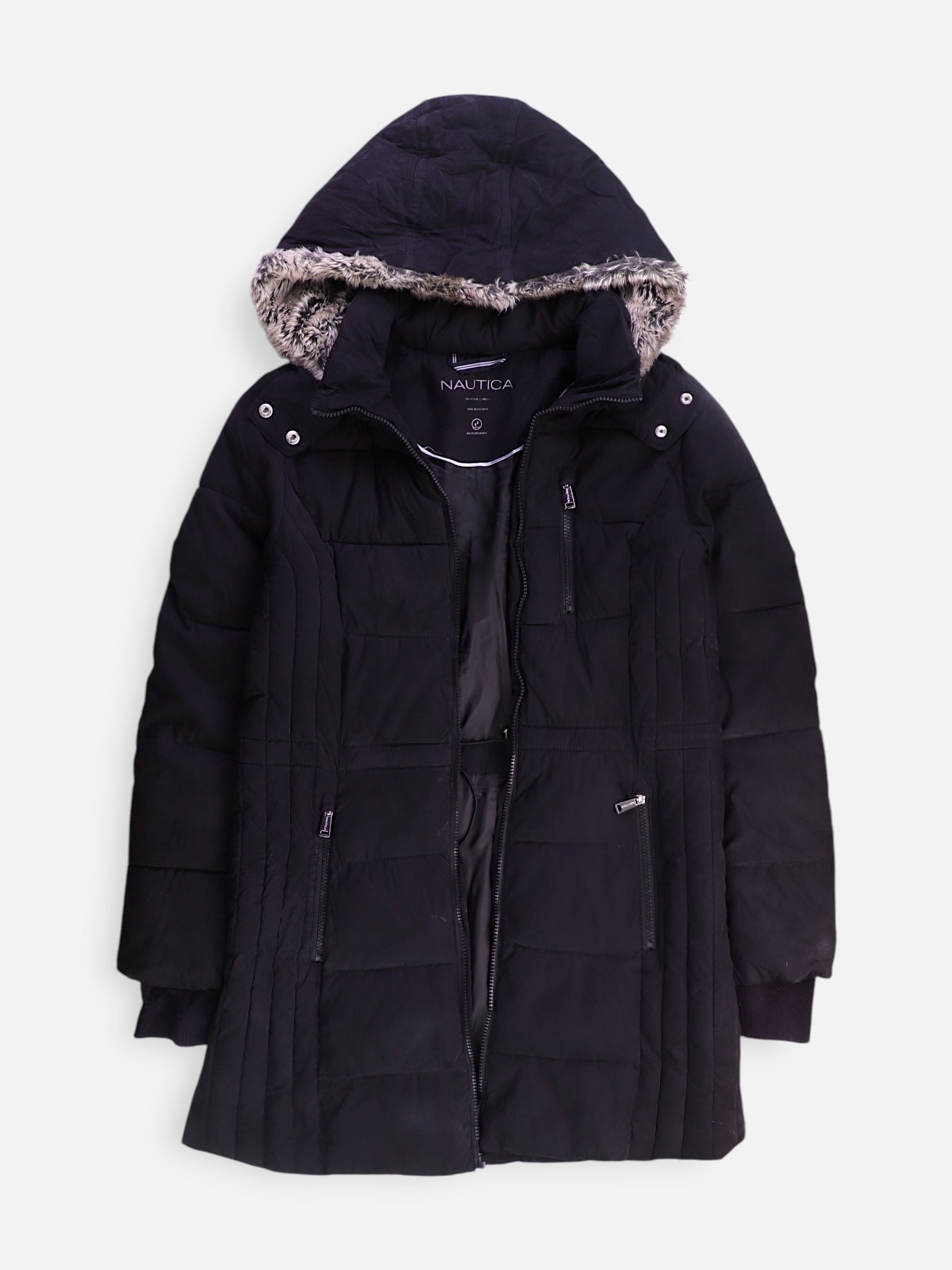 Nautica Chaqueta Puffer Largo - Mujer - Medium