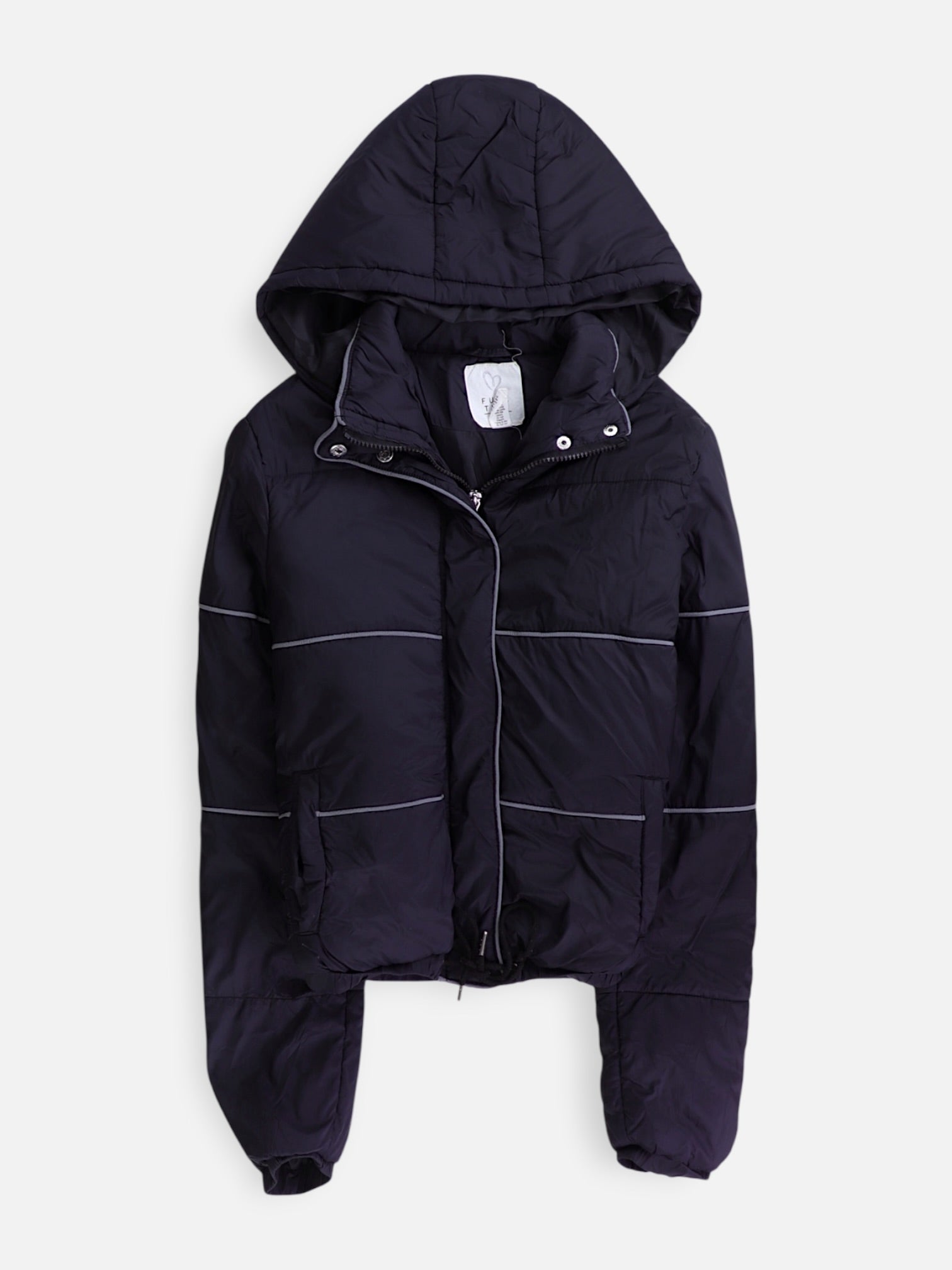 Chaqueta Puffer Crop Top - Mujer - Medium
