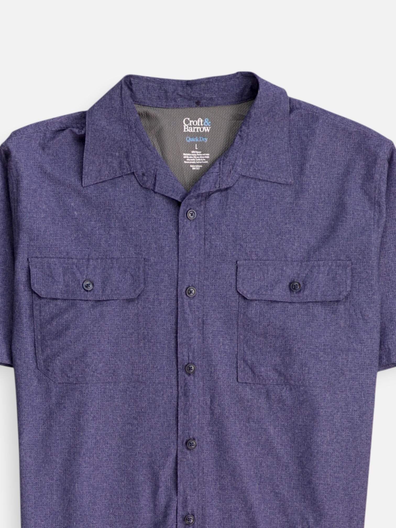 Croft & Barrow Camisa Casual - Hombre - Large