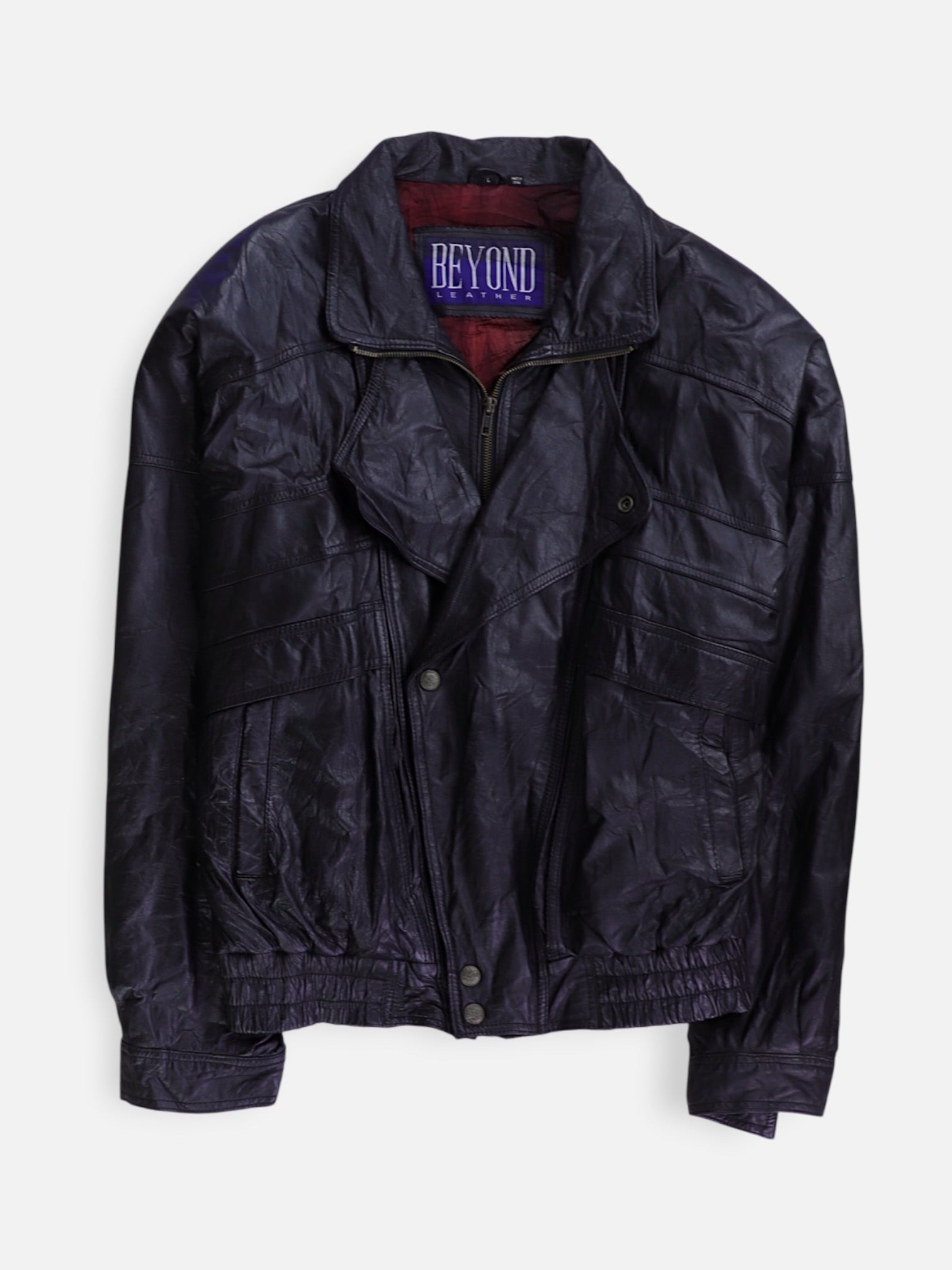 Chaqueta Casual Cuero - Hombre - Large