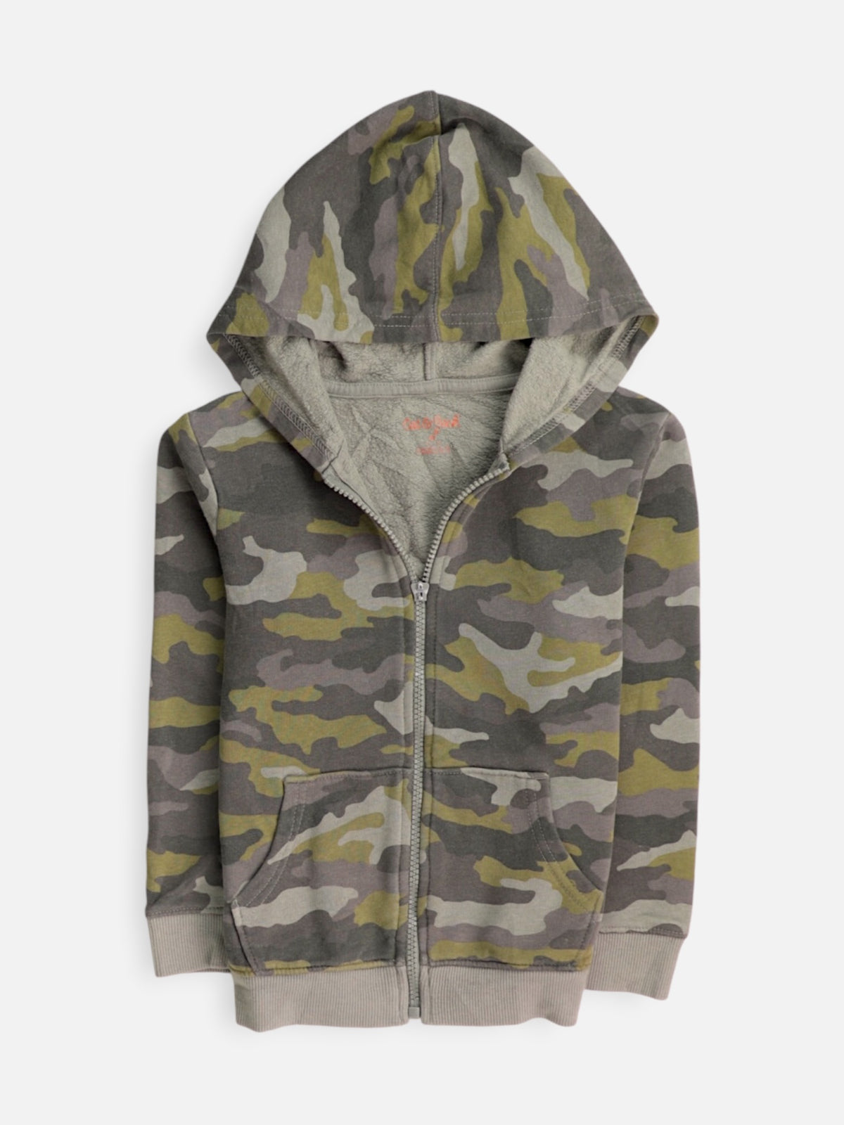 Cat & Jack Sudadera Hoodie Militar - Niño - N/A - 4-5T (Toddler)