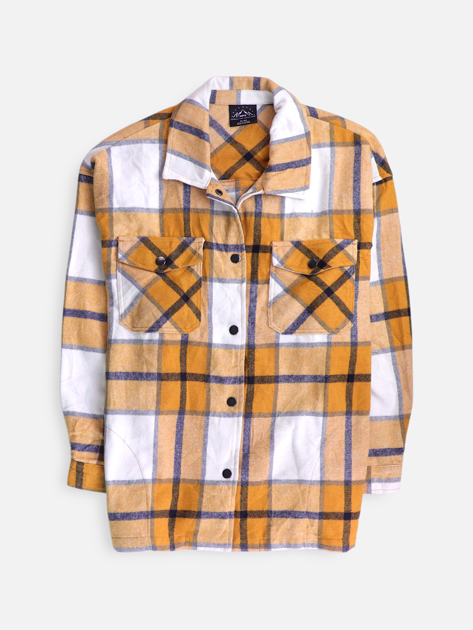 Chaqueta Sobrecamisa Color Block - Hombre - XL