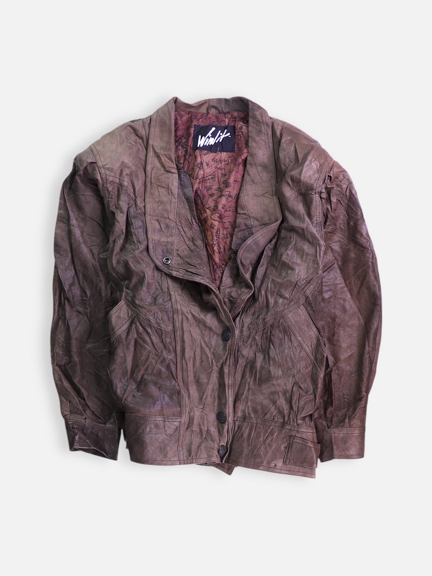 Chaqueta Aviator Cuero - Hombre - Large