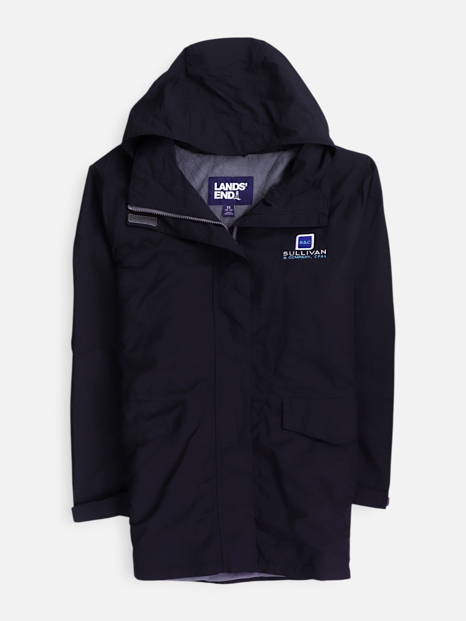 LANDS END Chumpa Impermeable - Hombre - 2XL