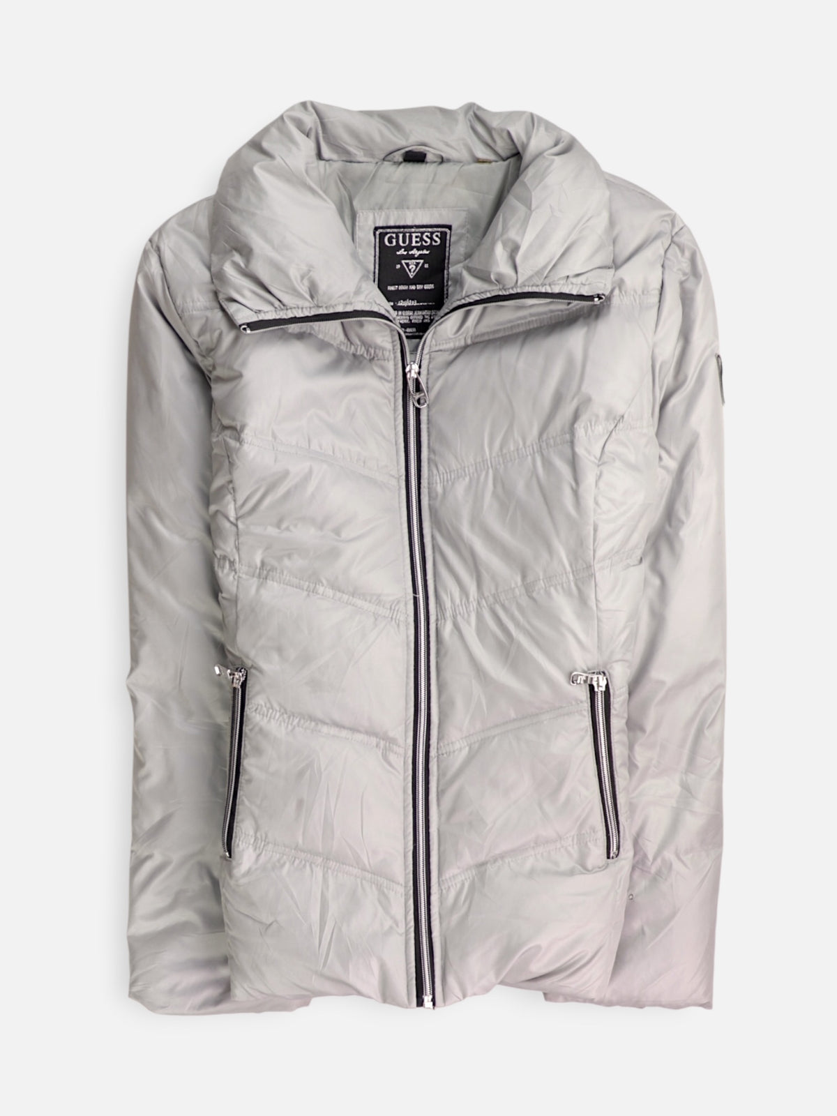 Guess Chaqueta Puffer Impermeable - Mujer - Large