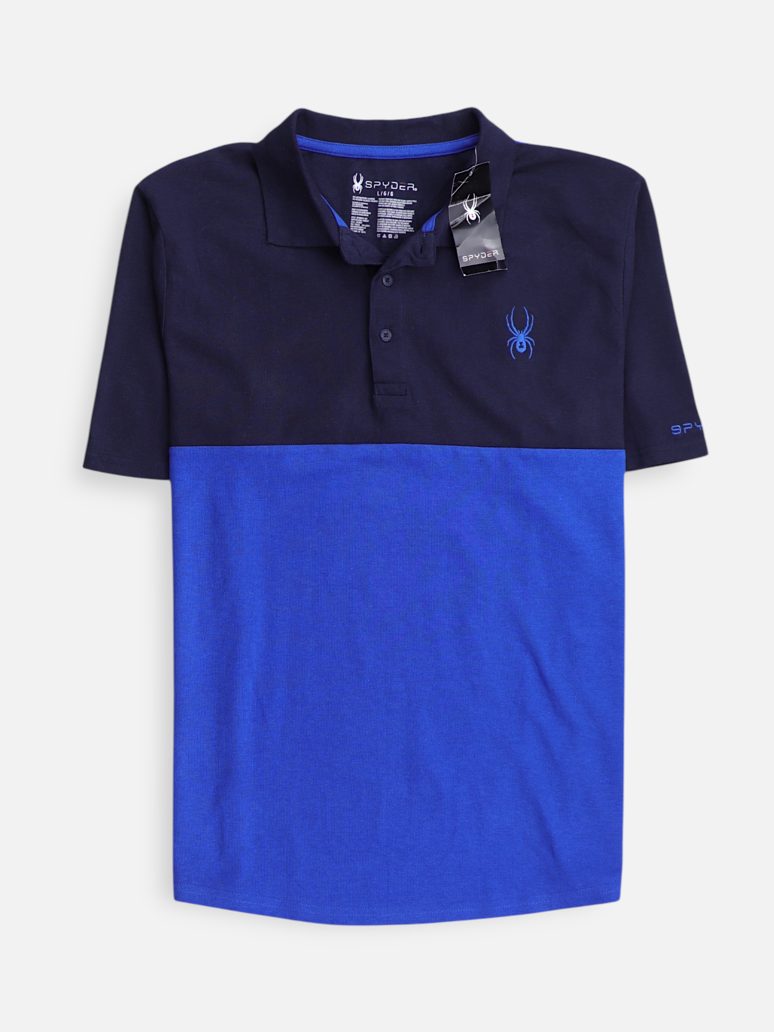 SPYDER Camisa Color Block - Hombre - Large