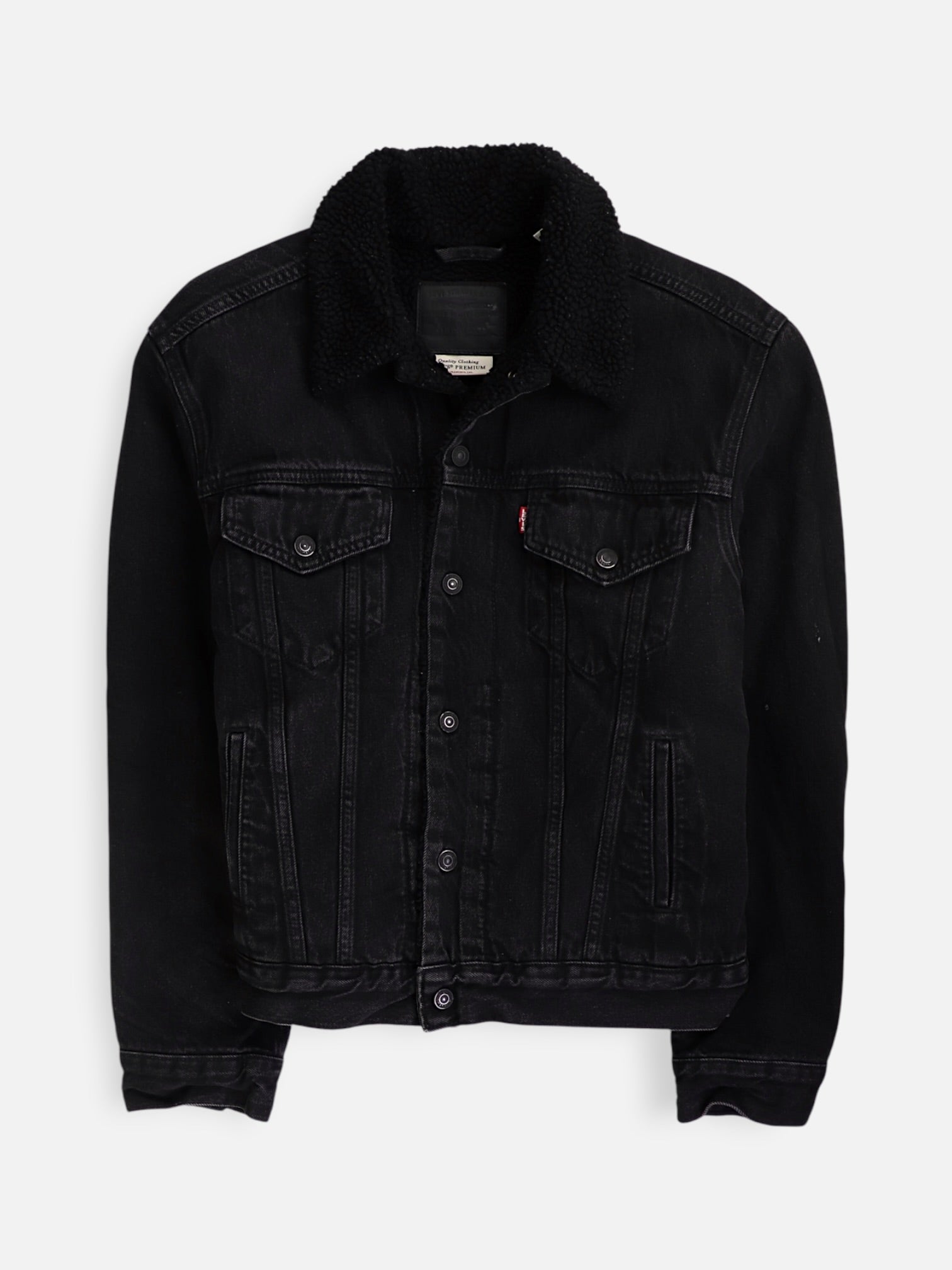 Levis Chaqueta Sherpa Trucker Denim - Mujer - Medium