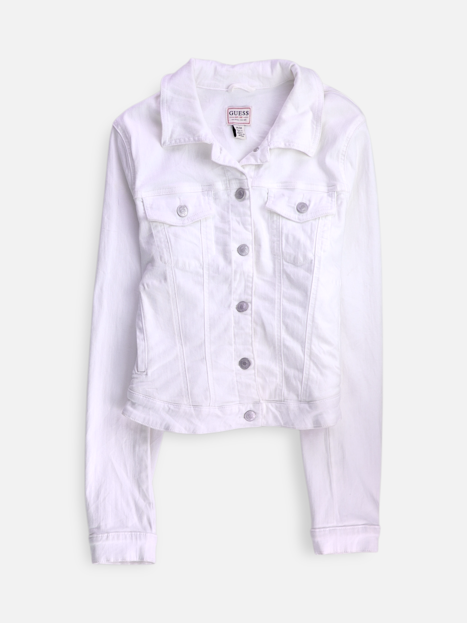 Guess Chaqueta Denim  Basic - Mujer - Medium