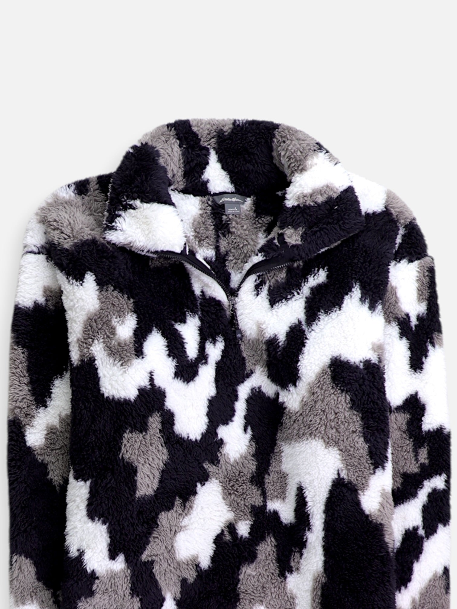 Eddie Bauer Sueter Fleece Teddy - Mujer - Large