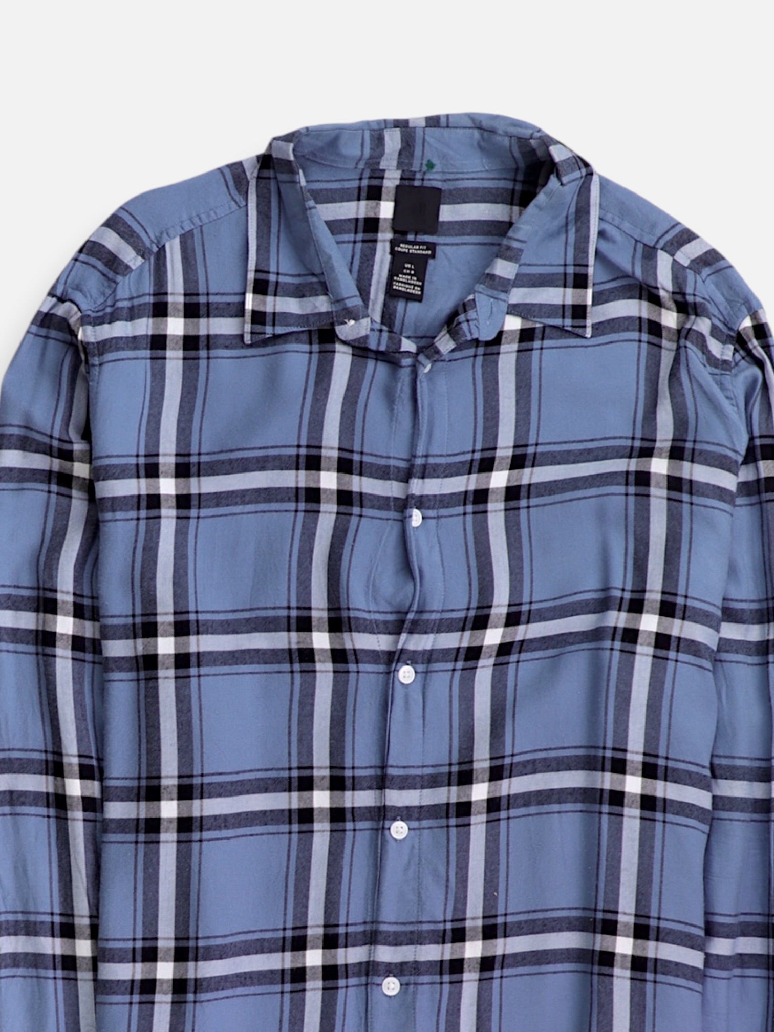 H&M Camisa Casual - Hombre - Large