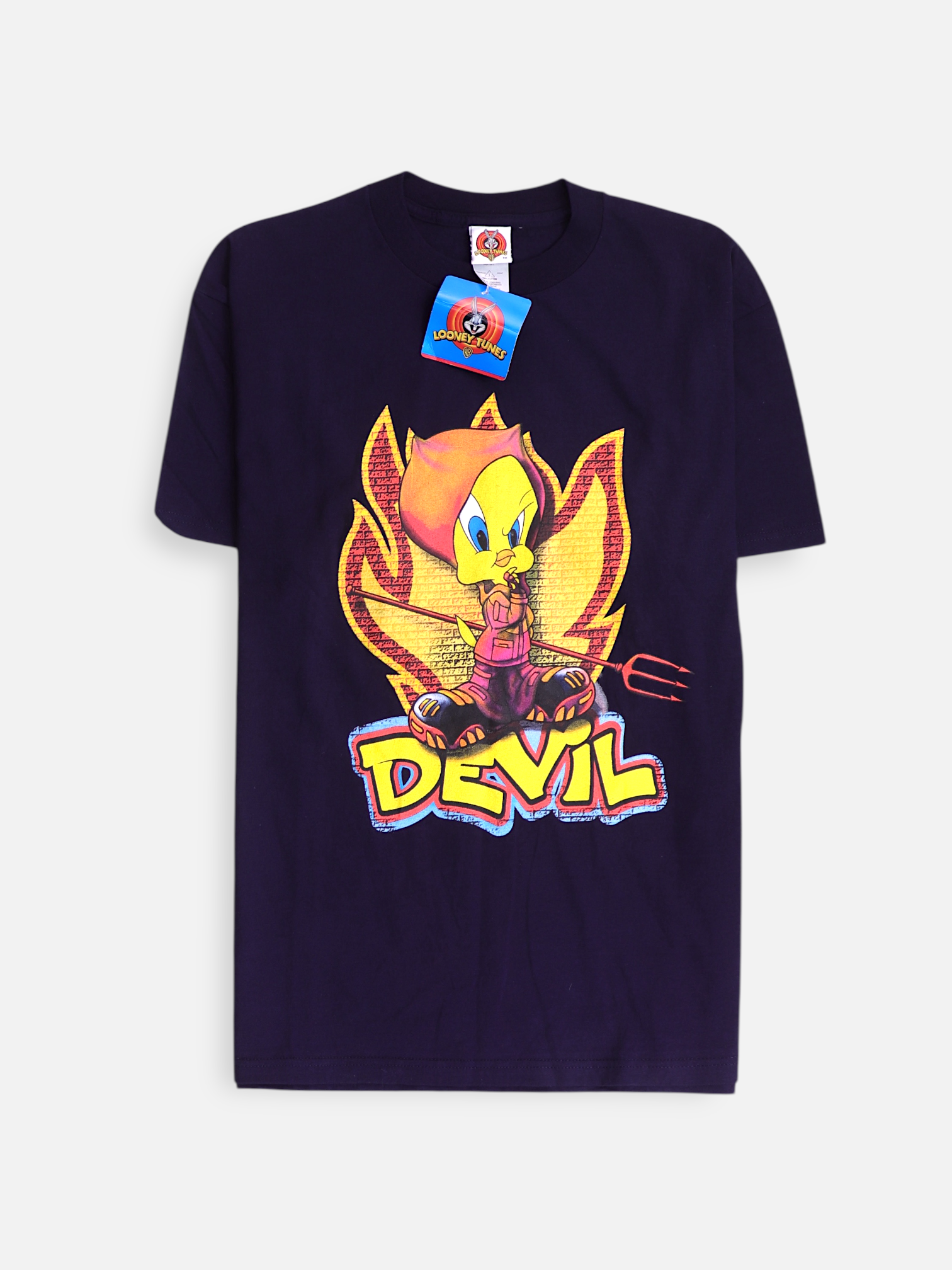 Looney Tunes Camiseta Grafica - Hombre - Large