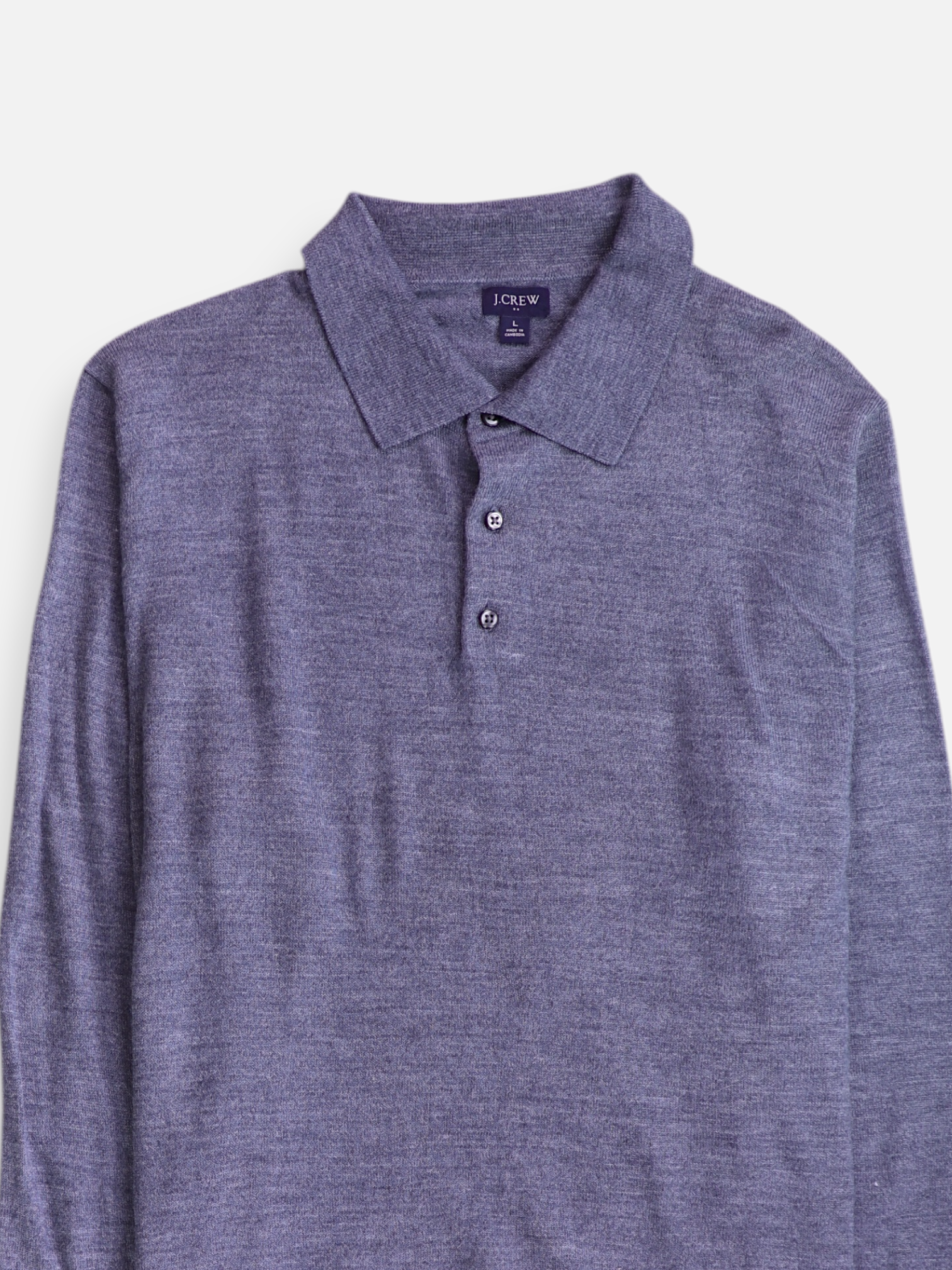 J CREW Sueter Fleece Casual - Hombre - Large
