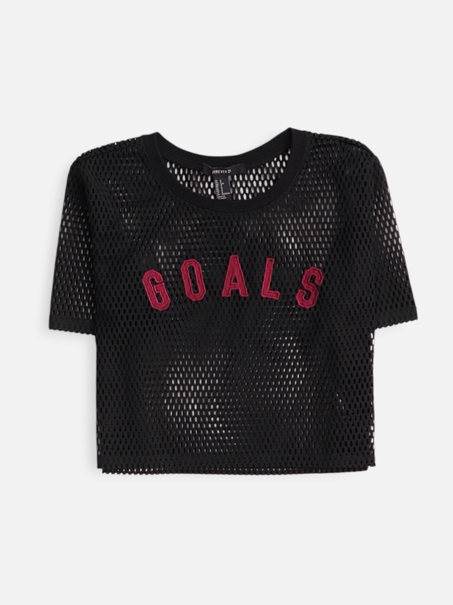 Forever 21 Blusa Crop Top - Mujer - Small