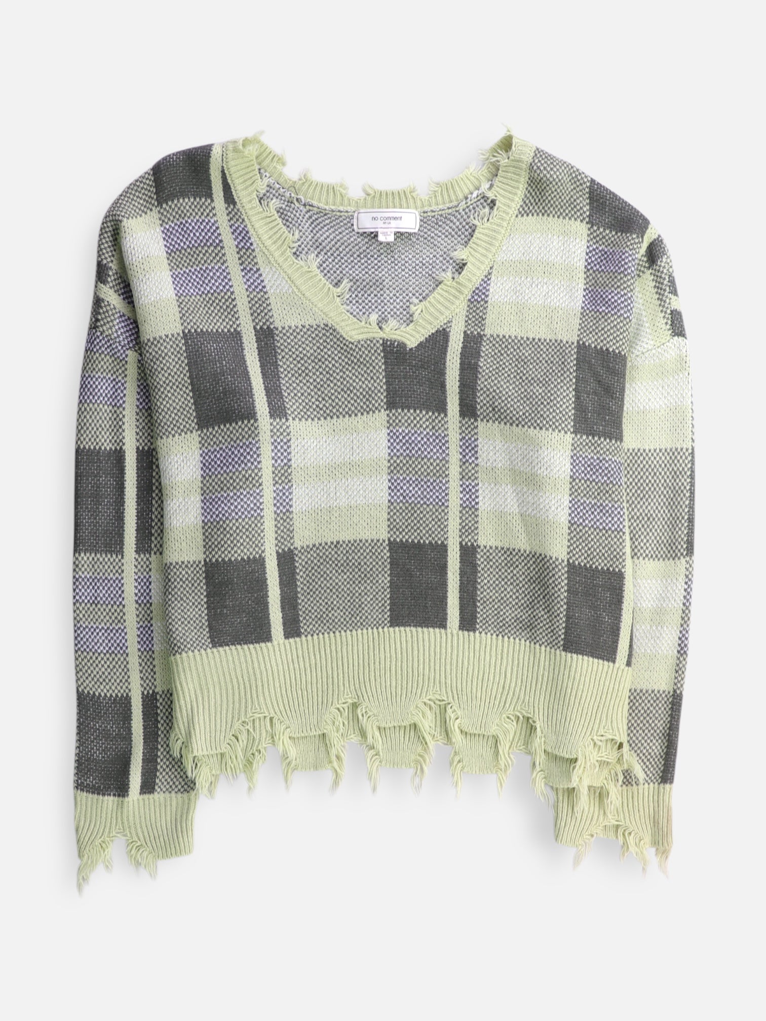 Sueter Knit Color Block - Mujer - Large