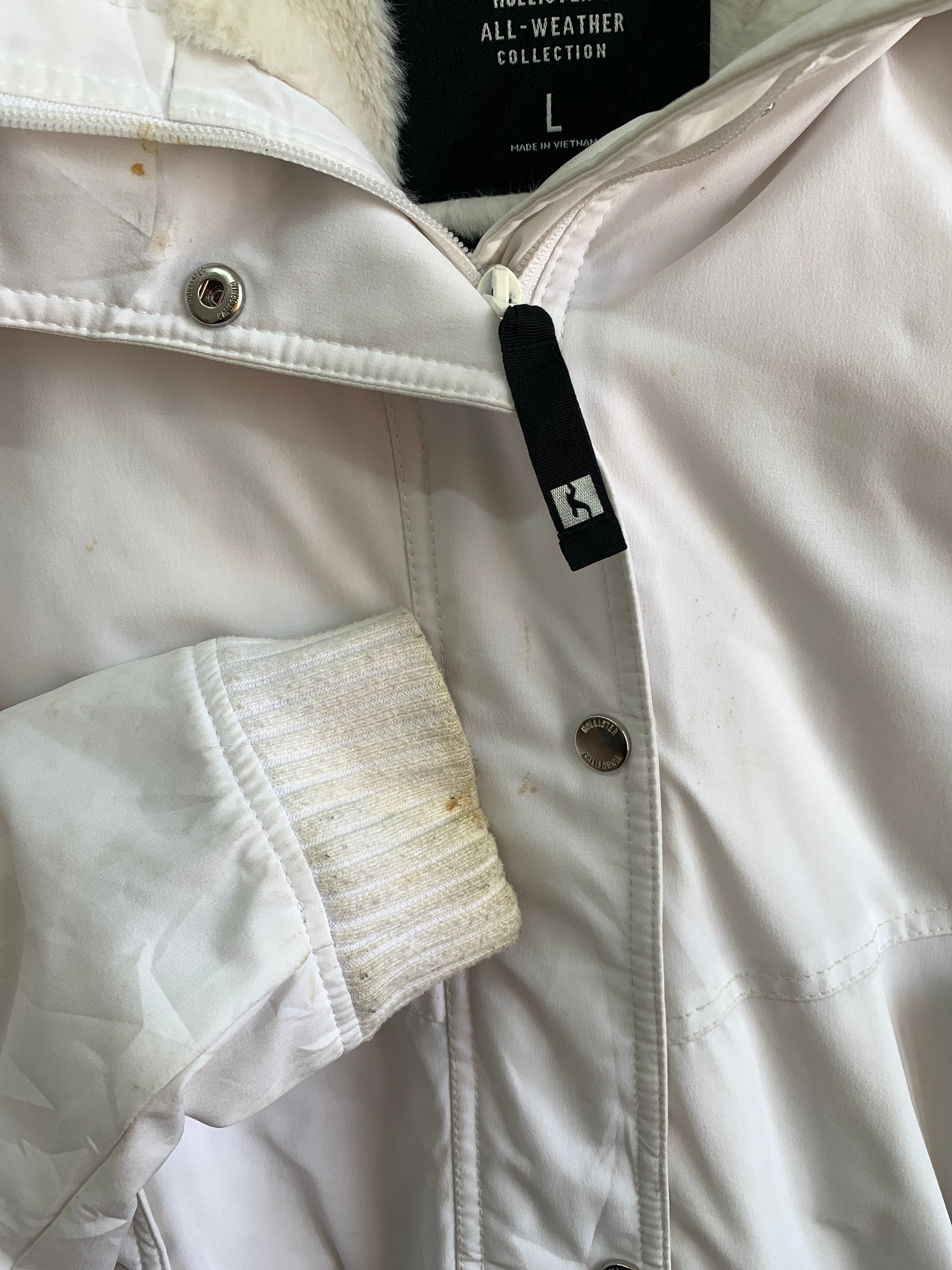 Hollister Chaqueta Impermeable Hardshell - Mujer - Large