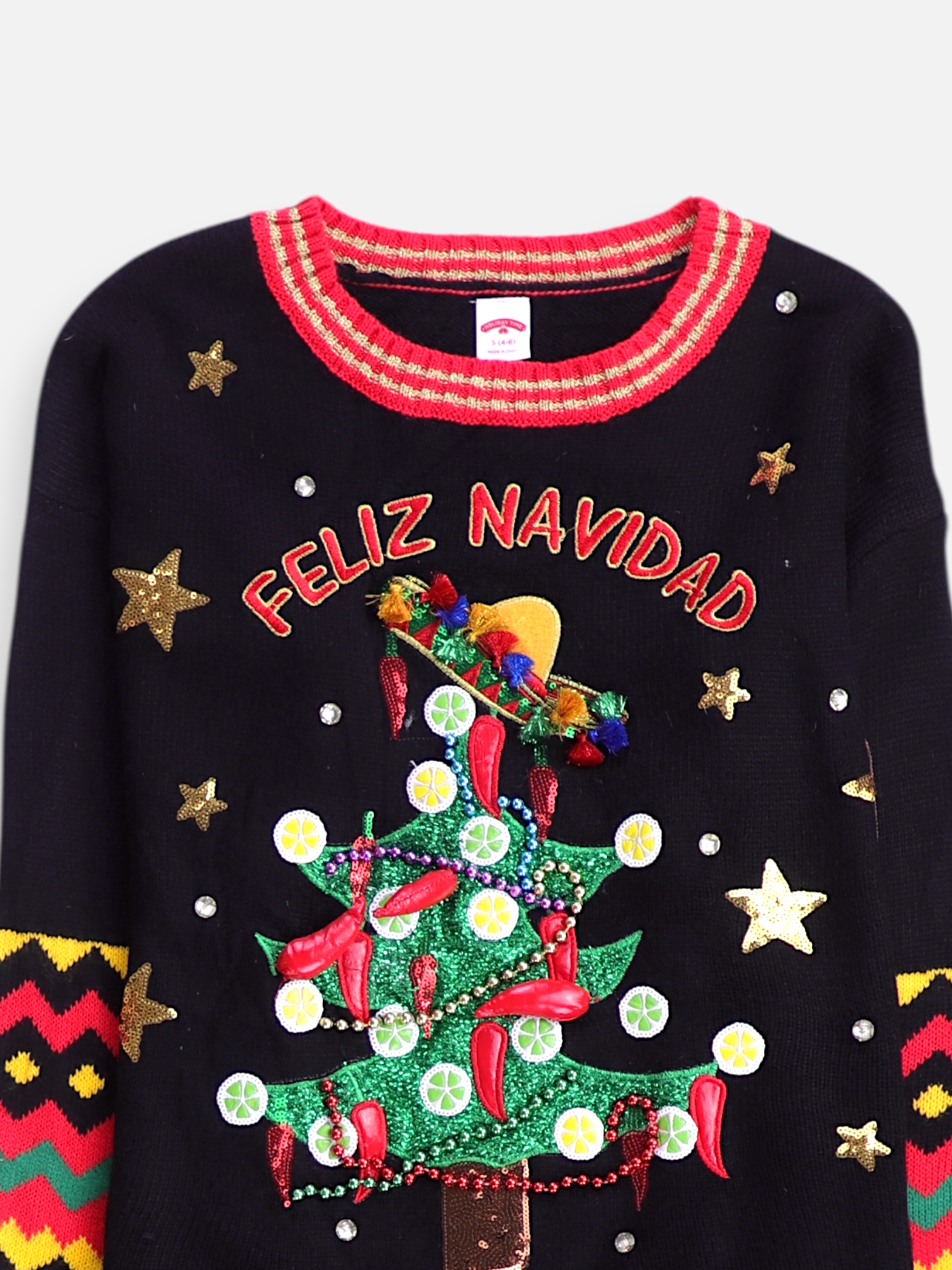 Sueter Knit Navideño - Mujer - Small