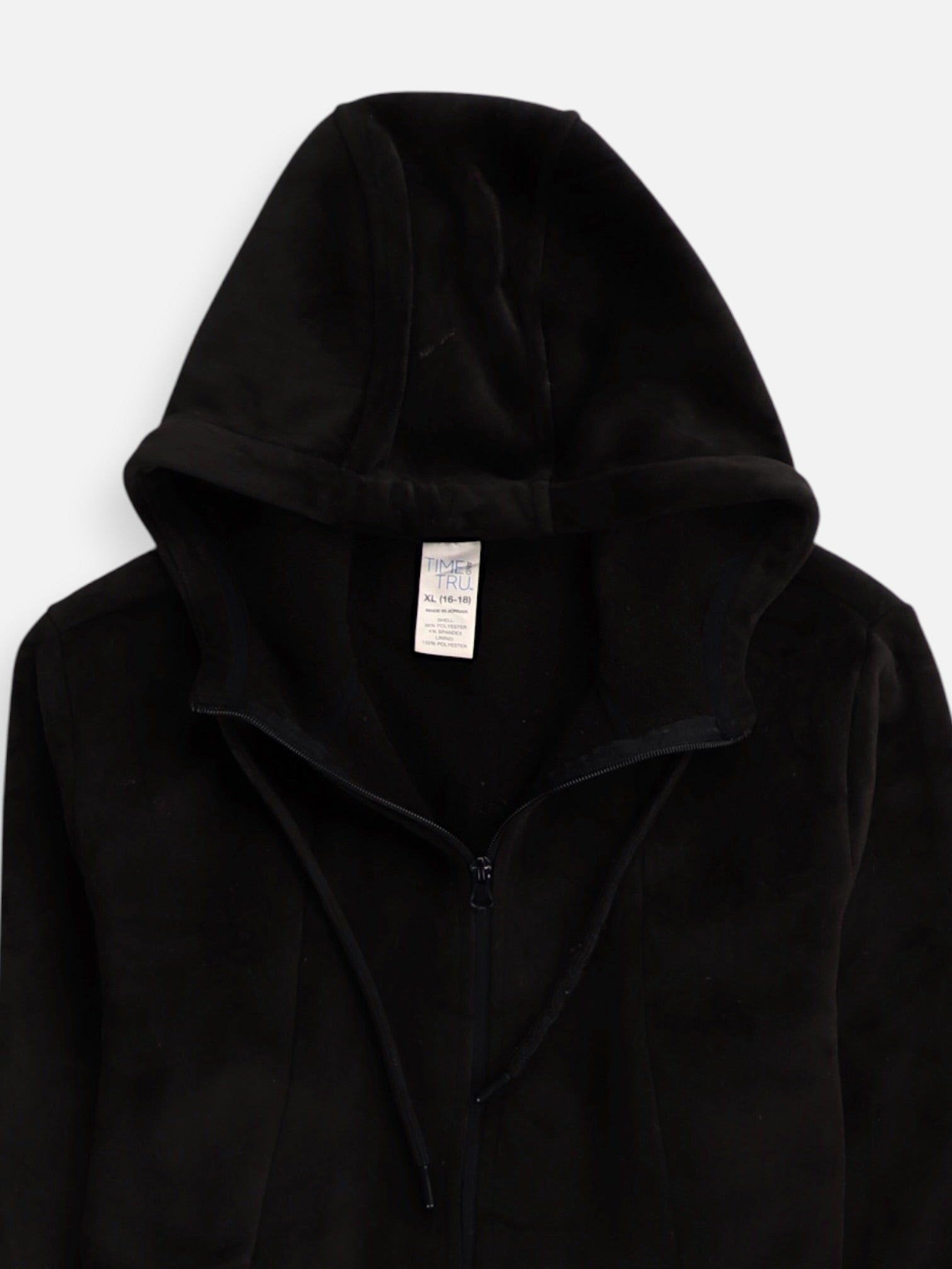 TIME THRU Sudadera Hoodie Basic - Mujer - XL