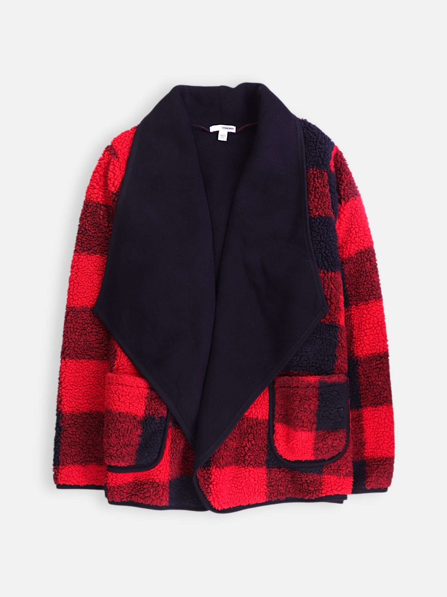SONOMA Sueter Cardigan Color Block - Mujer - 2XL