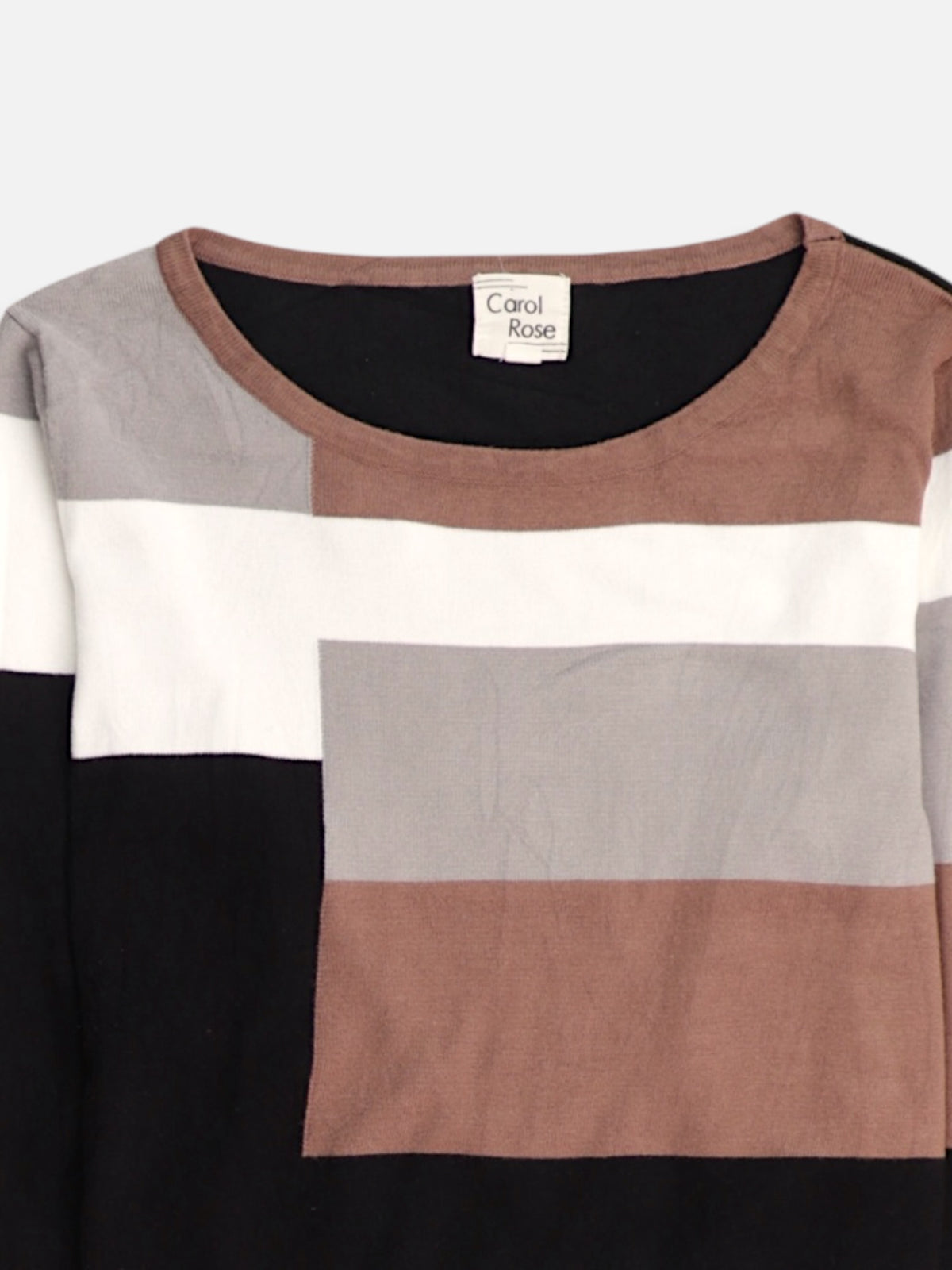 Sueter Knit Color Block - Mujer - Medium