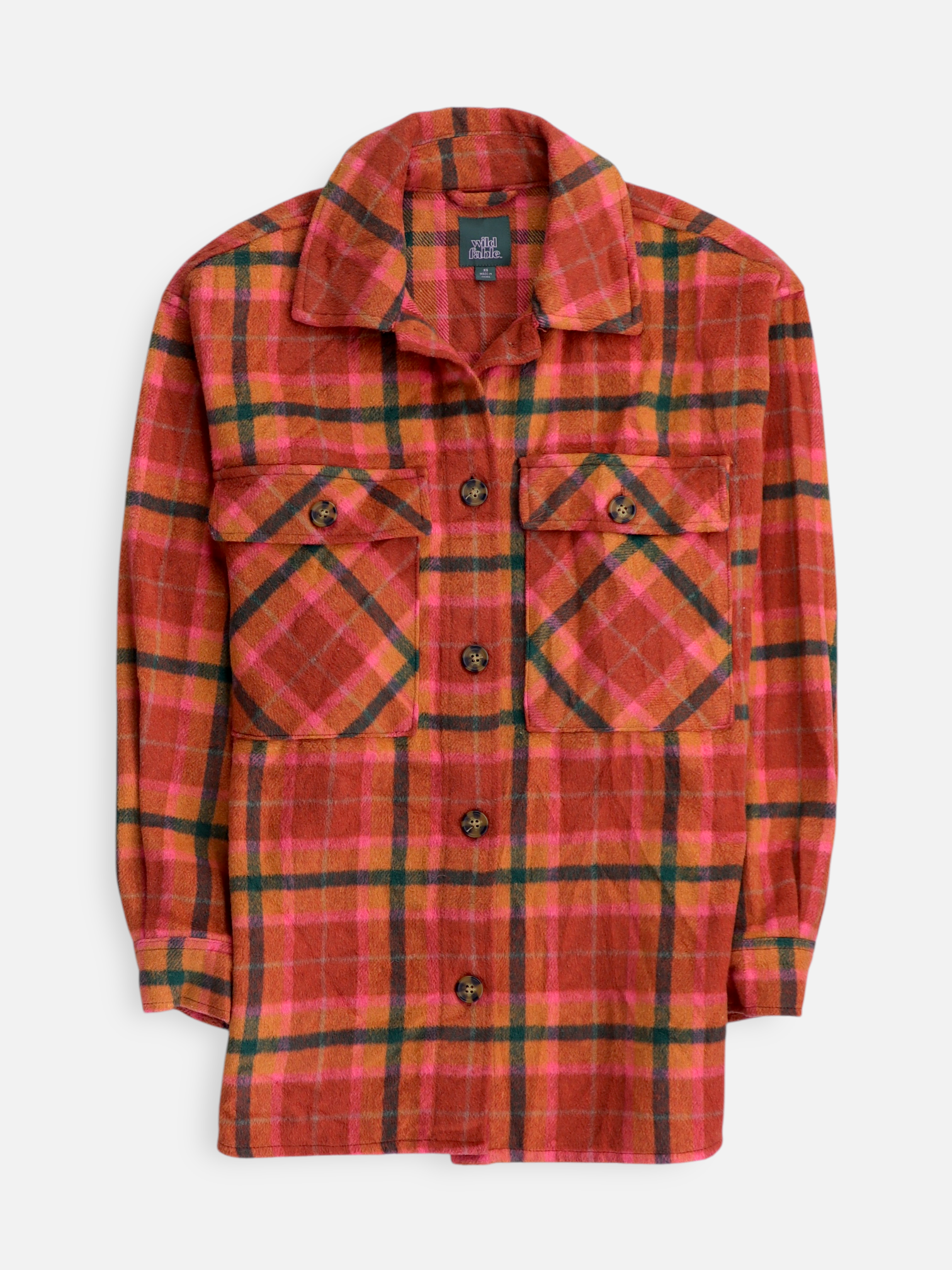 Wild Fable Chaqueta Sobrecamisa Color Block - Mujer - XS