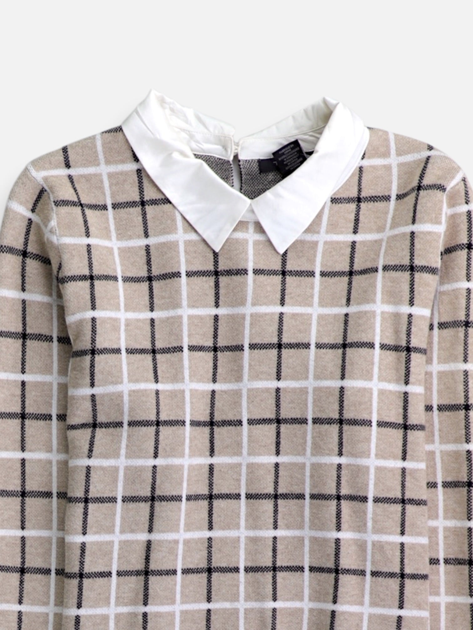 TAHARI Sueter Fleece Casual - Mujer - Large