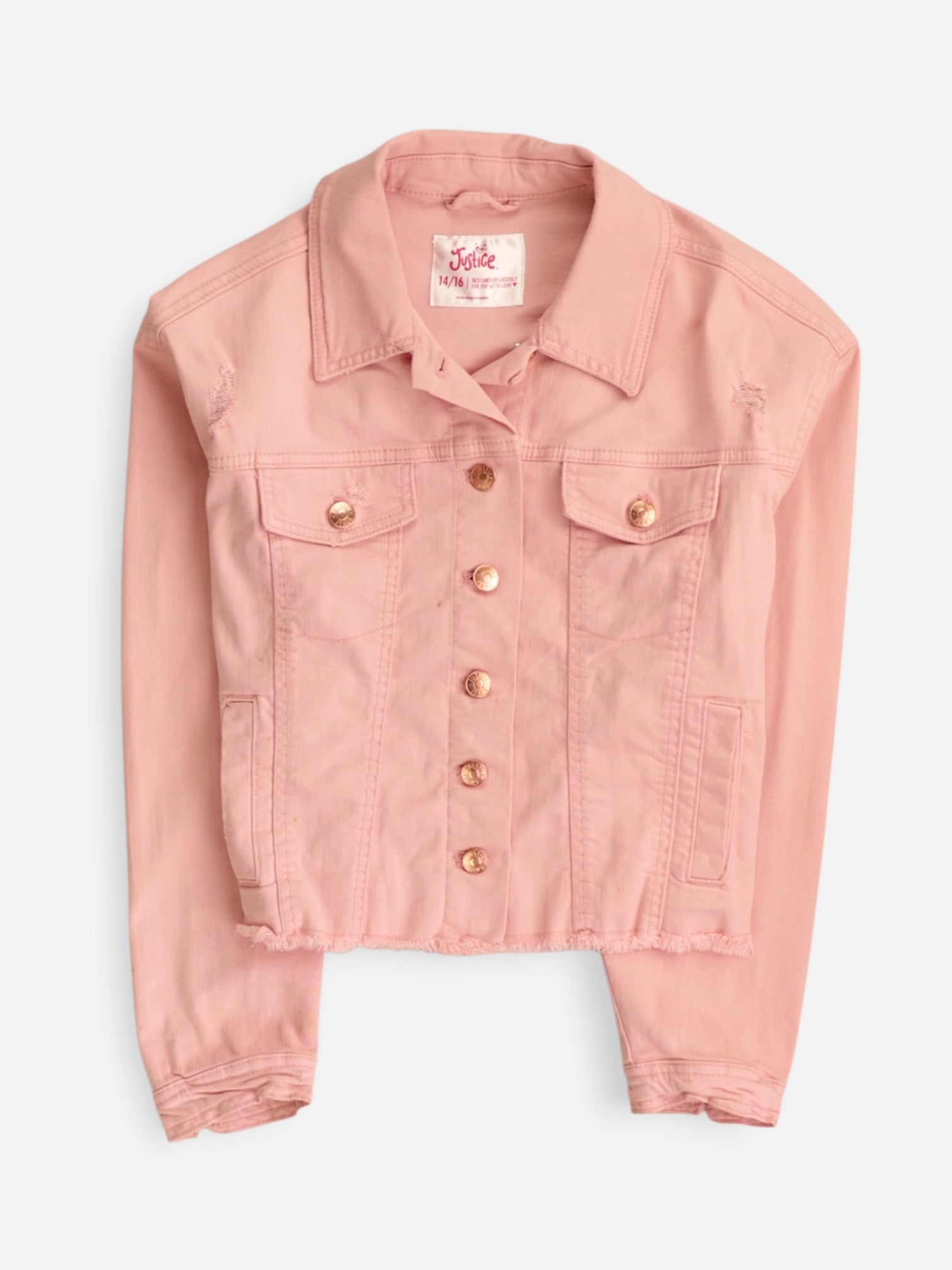 Chaqueta Denim Crop Top - Niña - N/A - 14-16Y (Años)