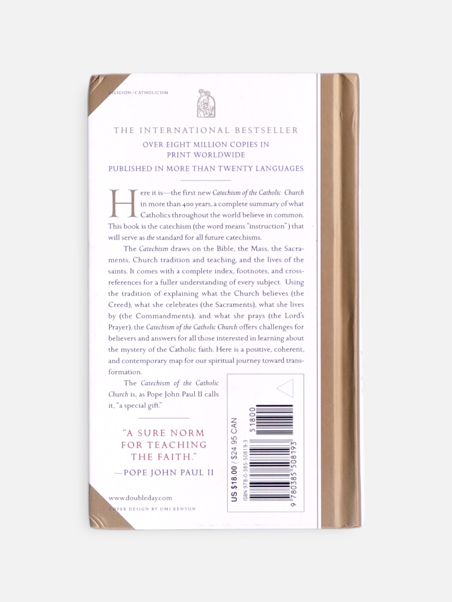 Libro CATECHISM OF THE CATHOLIC CHURCH by POPE JOHN PAUL II