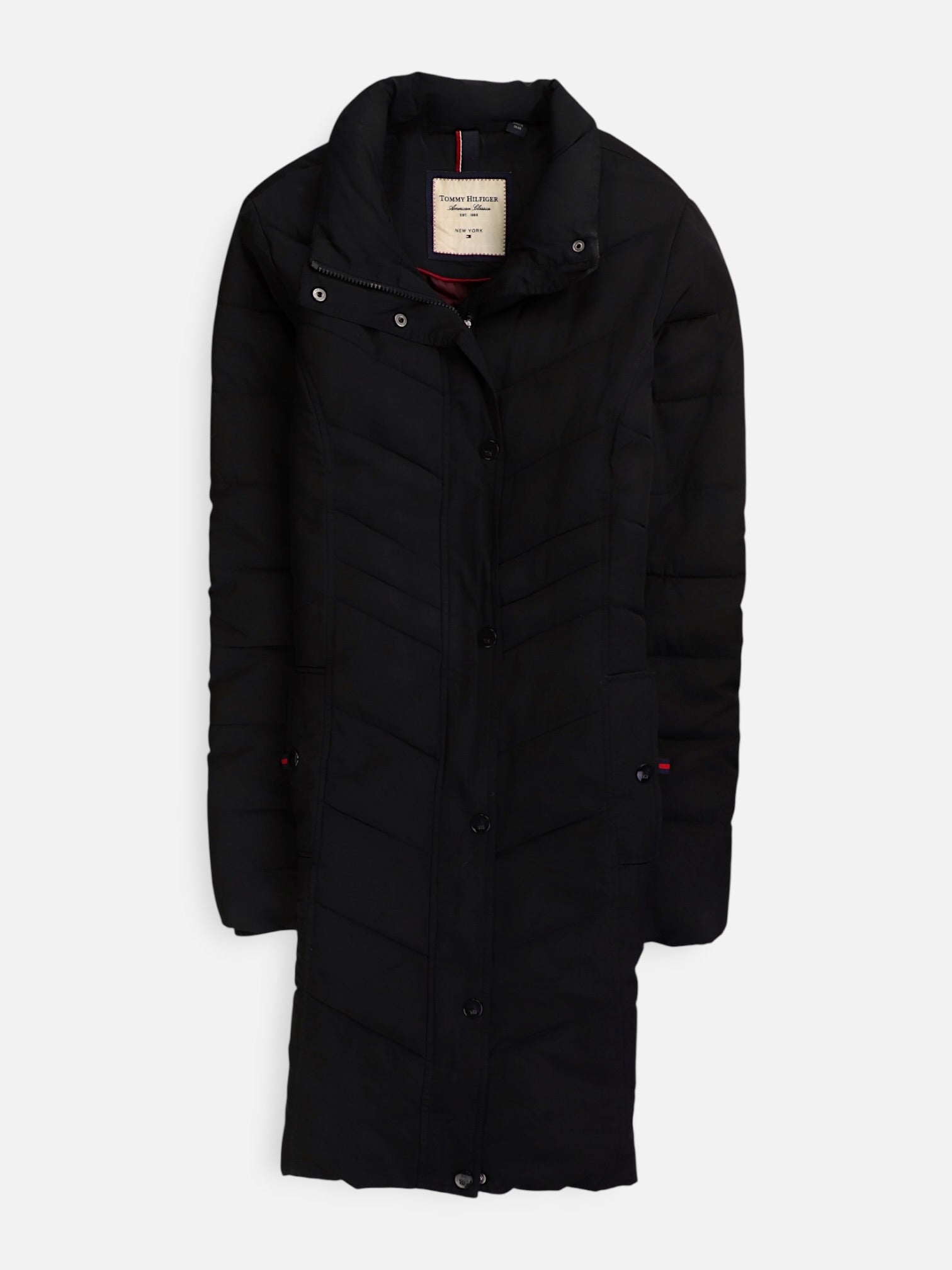 Tommy Hilfiger Abrigo Casual Puffer - Mujer - Medium