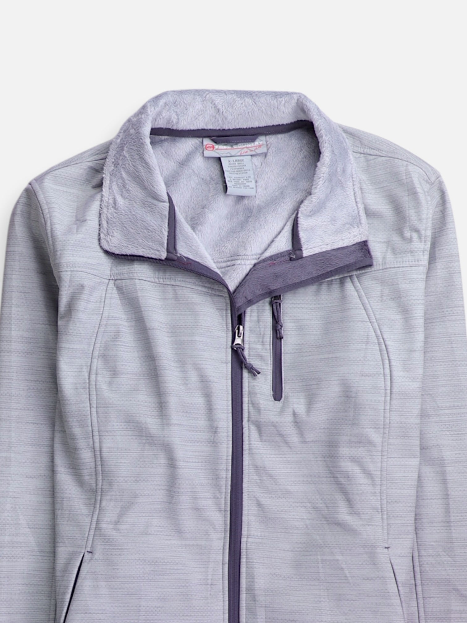 FREE COUNTY Sudadera Fleece Deportivo - Mujer - XL