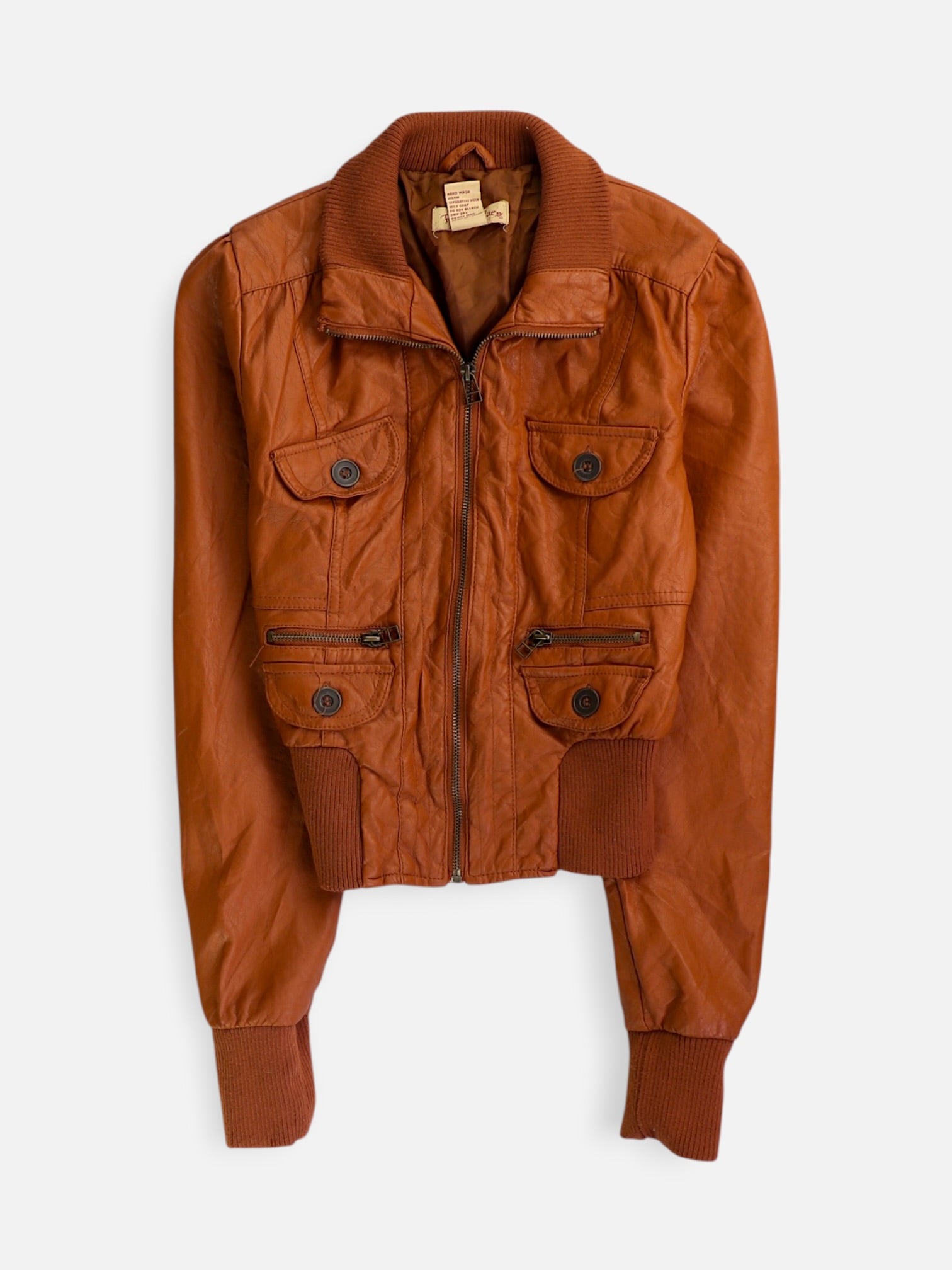Chaqueta Casual Cuero - Mujer - Small