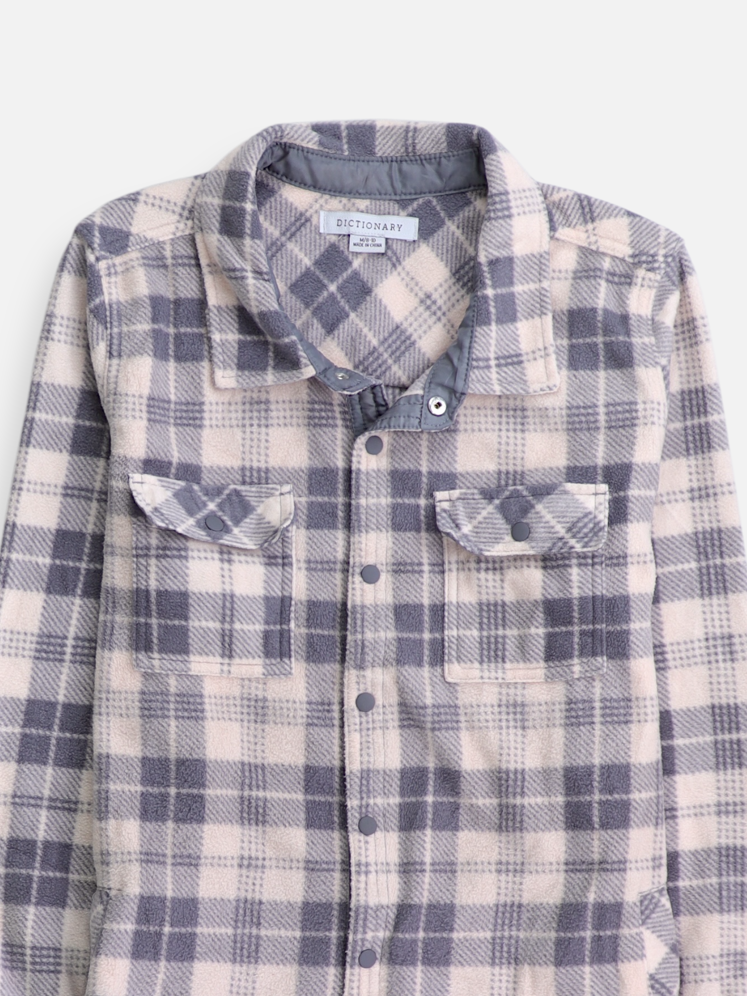 Chaqueta Sobrecamisa Color Block - Mujer - Medium