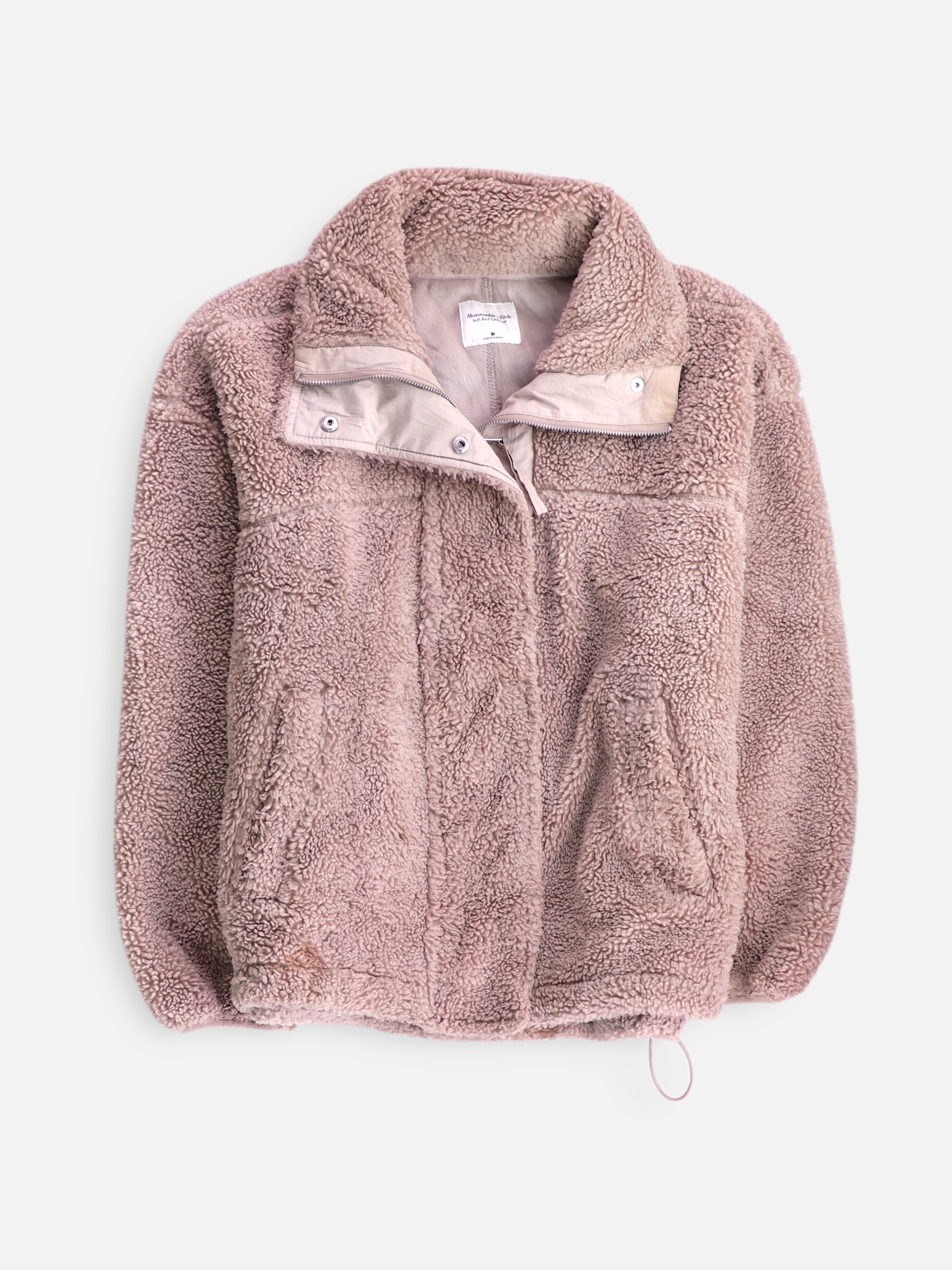 Abercrombie & Fitch Chaqueta Casual Teddy - Mujer - Medium