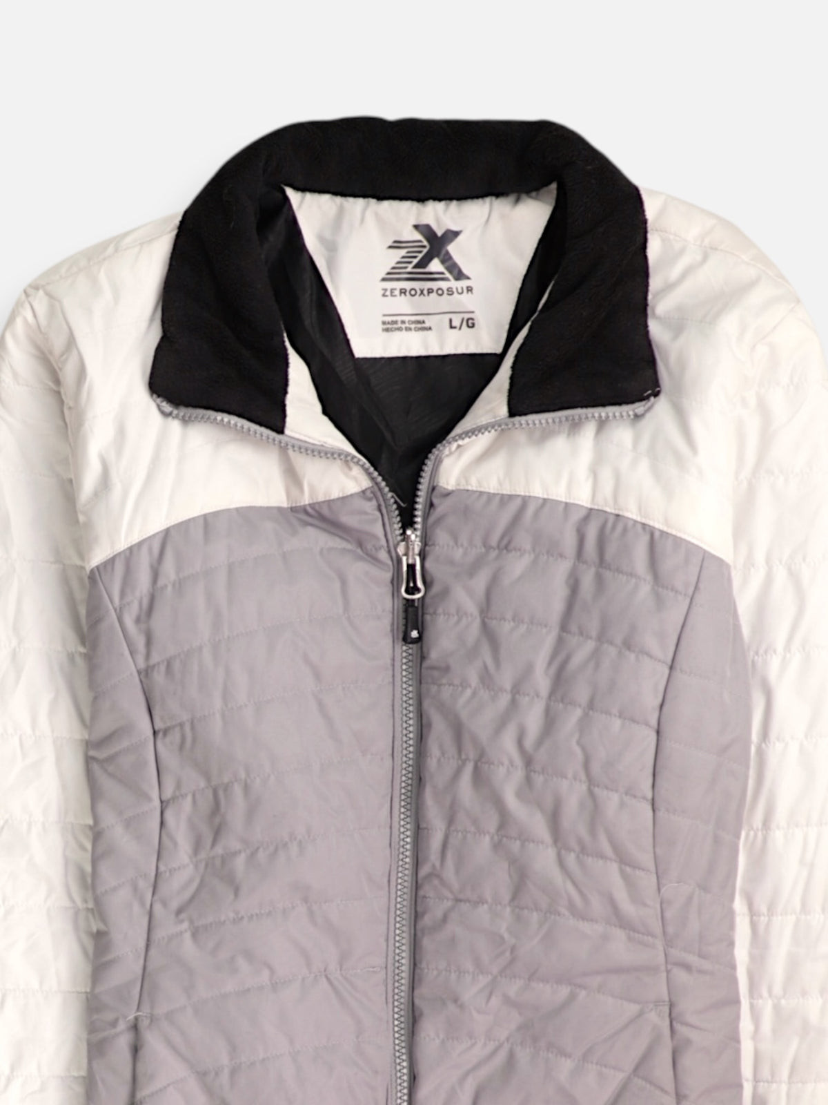 ZERO X POSUR Chaqueta Impermeable Color Block - Mujer - Large