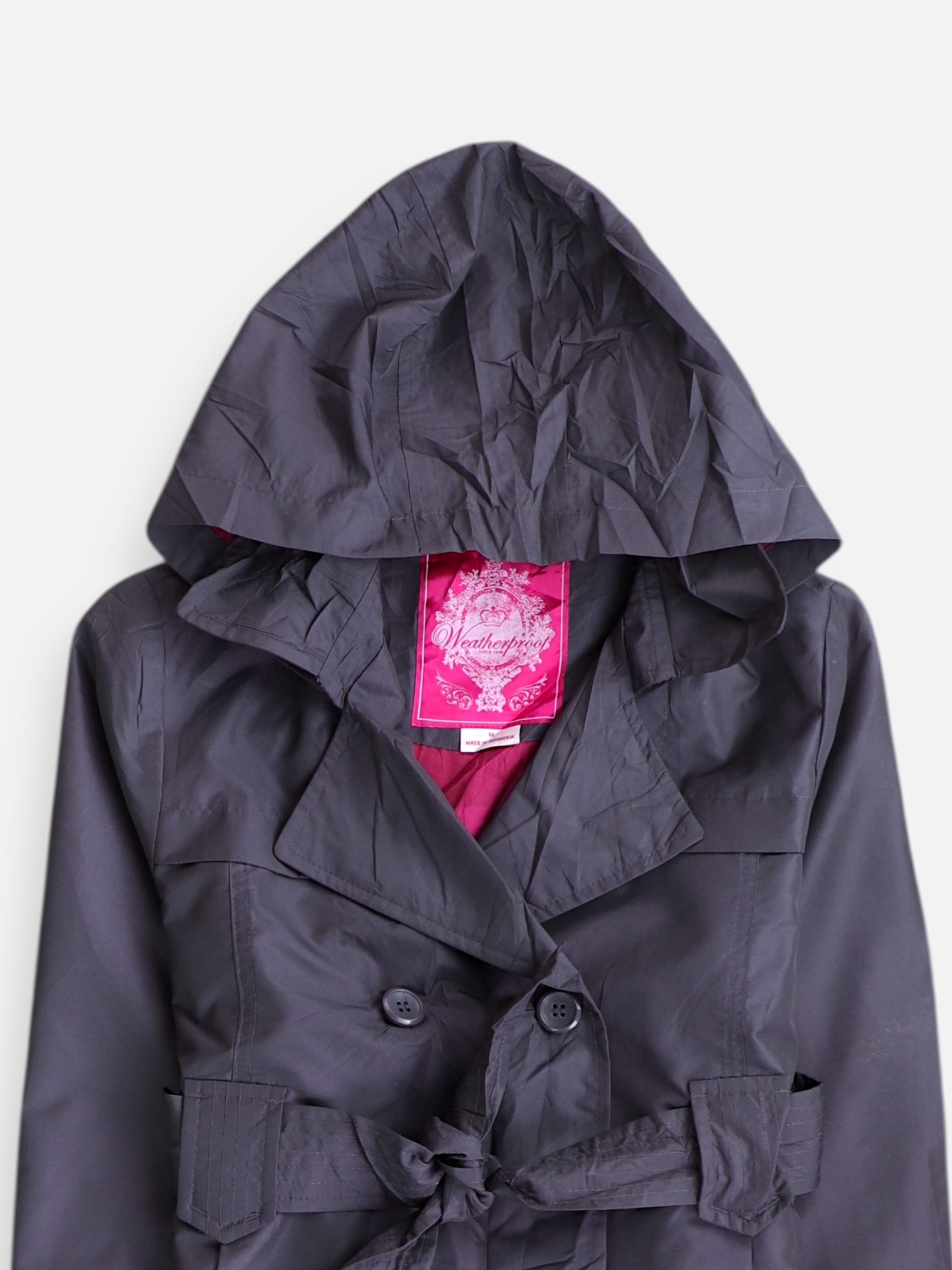 Abrigo Trench Coat Casual - Niña - Medium - 10-12Y (Años)