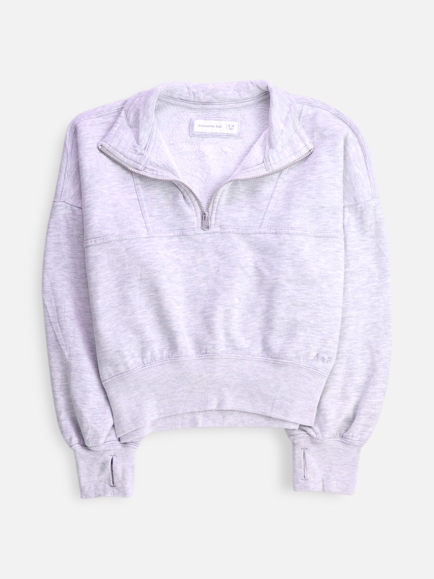 Abercrombie & Fitch Sudadera Fleece Basic - Niña - Small - 9-10Y (Años)