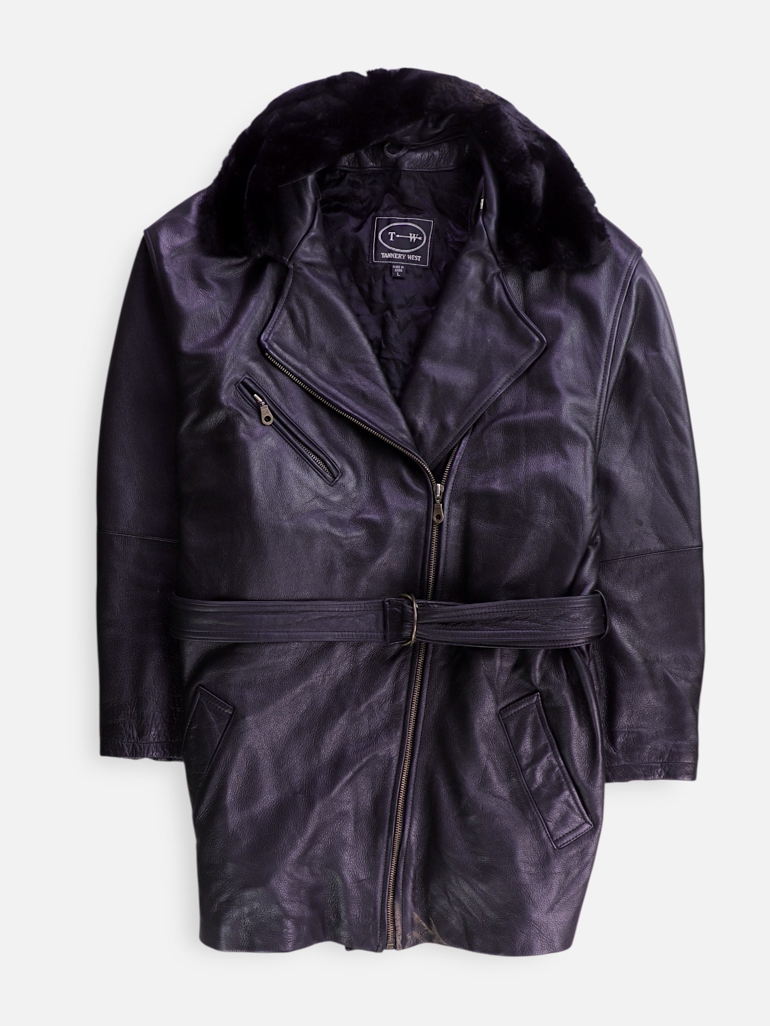 Chaqueta Aviator Cuero - Hombre - Large